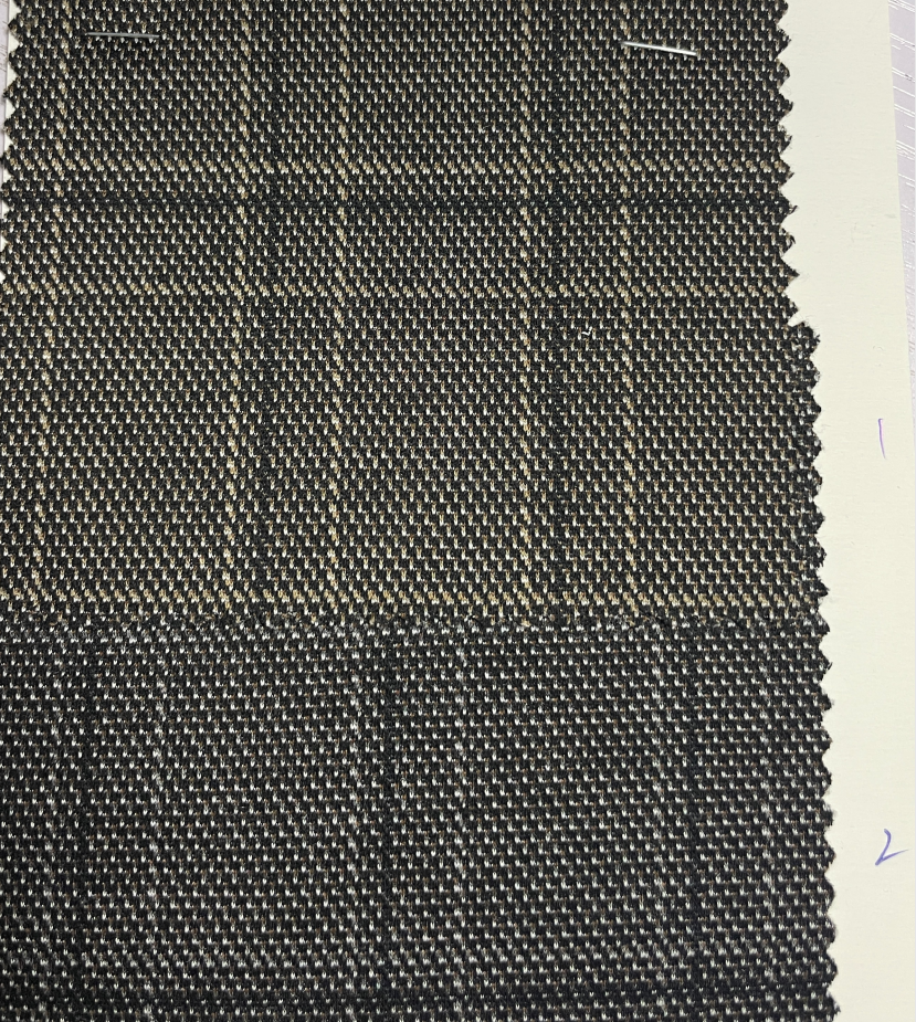 Knit Plaid Blend Fabric - Natasha Fabric