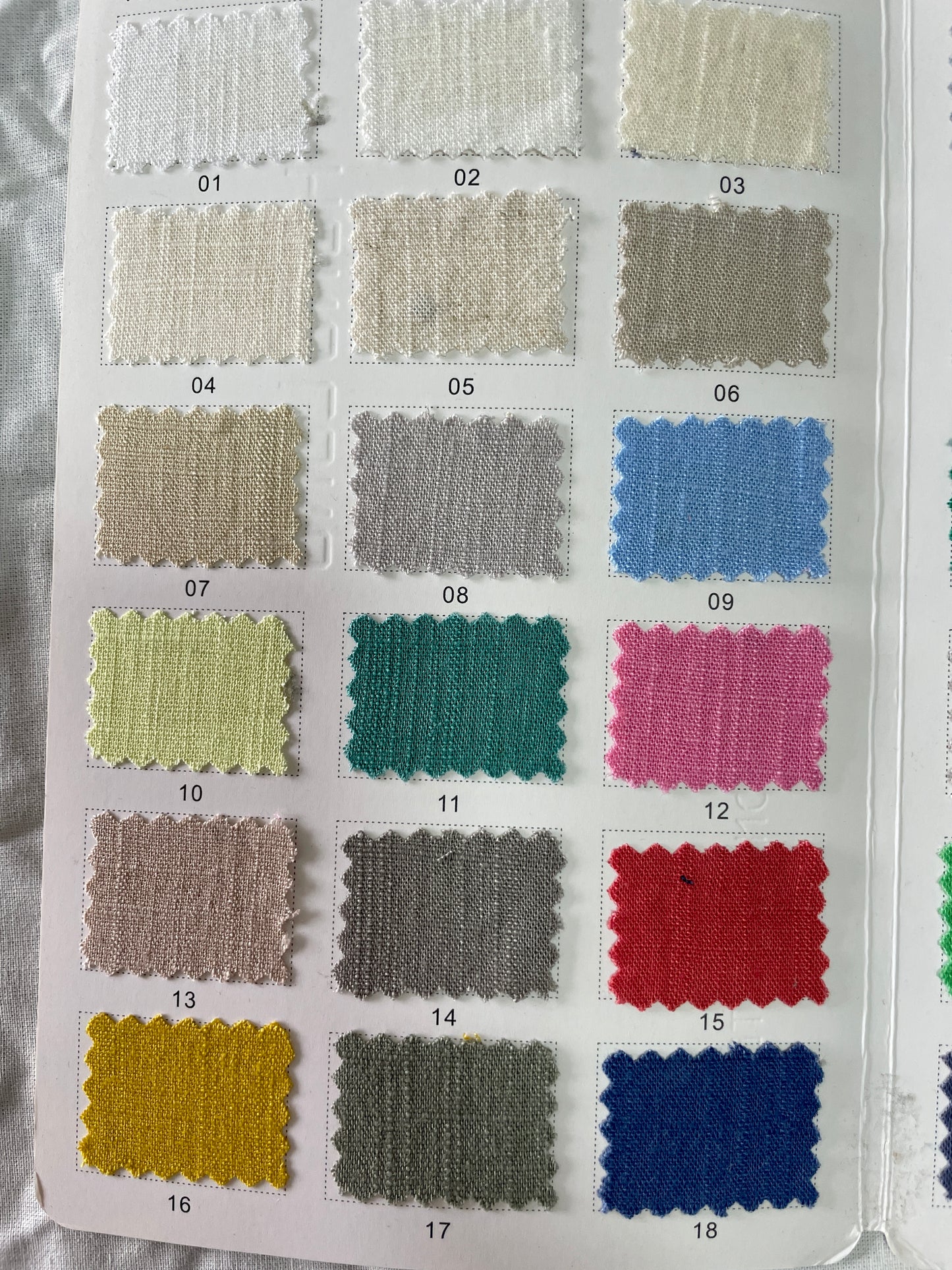 Washed Linen Viscose Blended fabric - Natasha Fabric