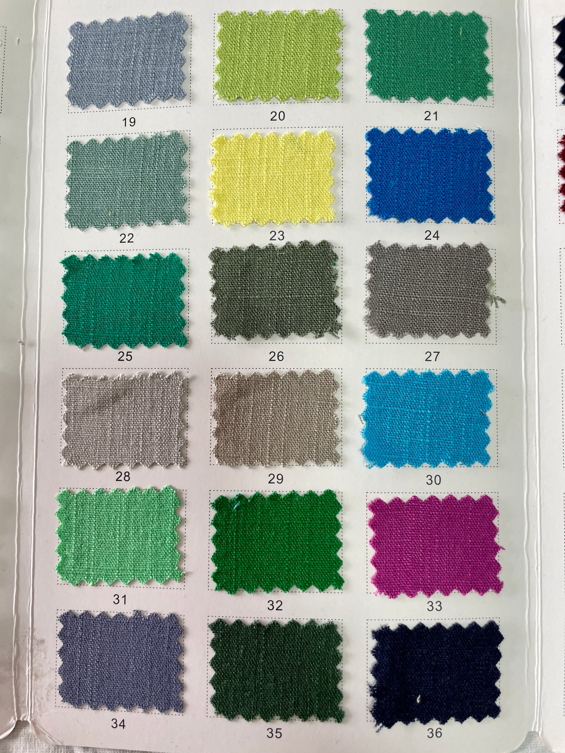 Washed Linen Viscose Blended fabric - Natasha Fabric