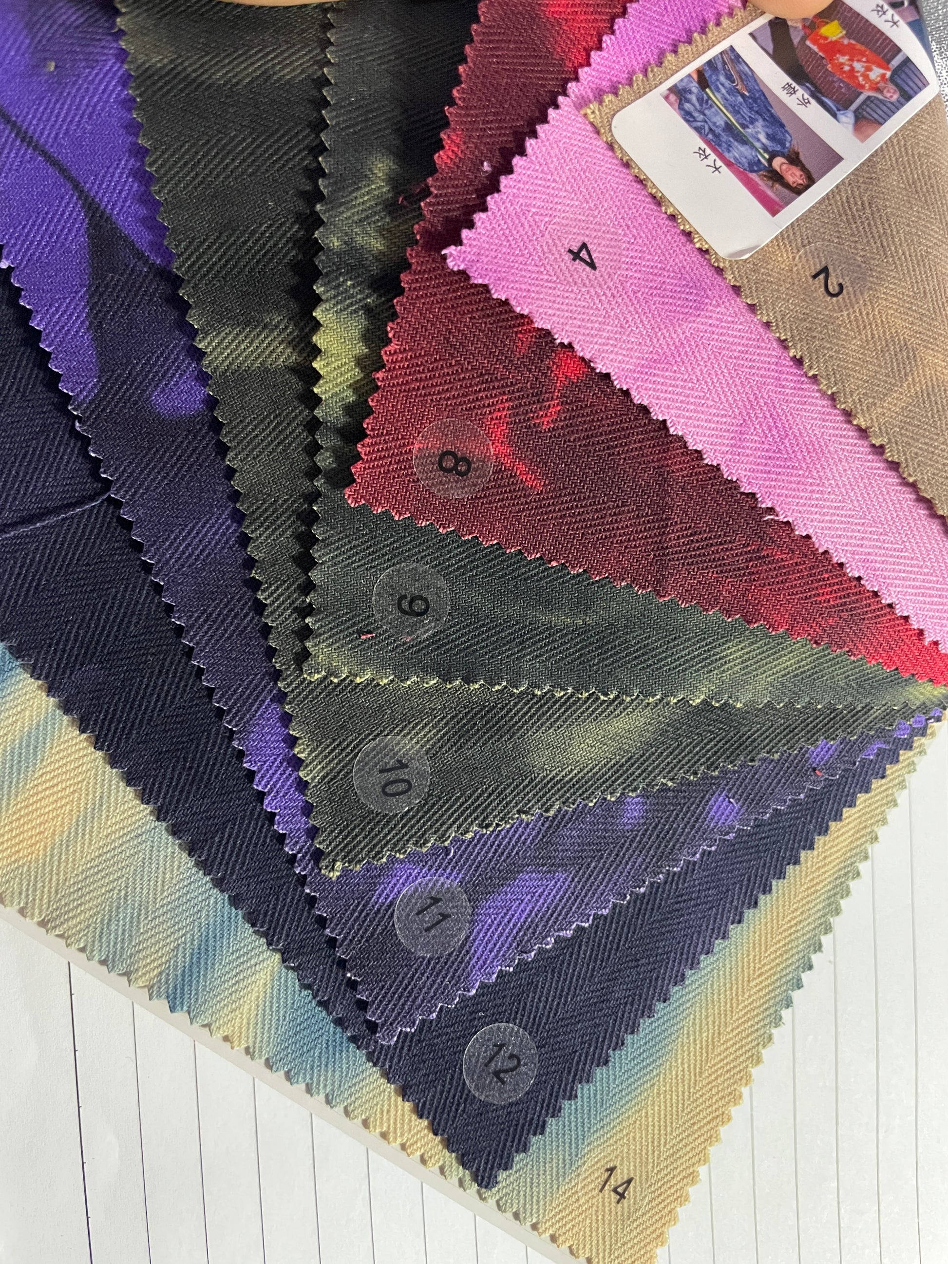 Tie-Dye Fabric for Coat with 100% Cotton Content - Natasha Fabric