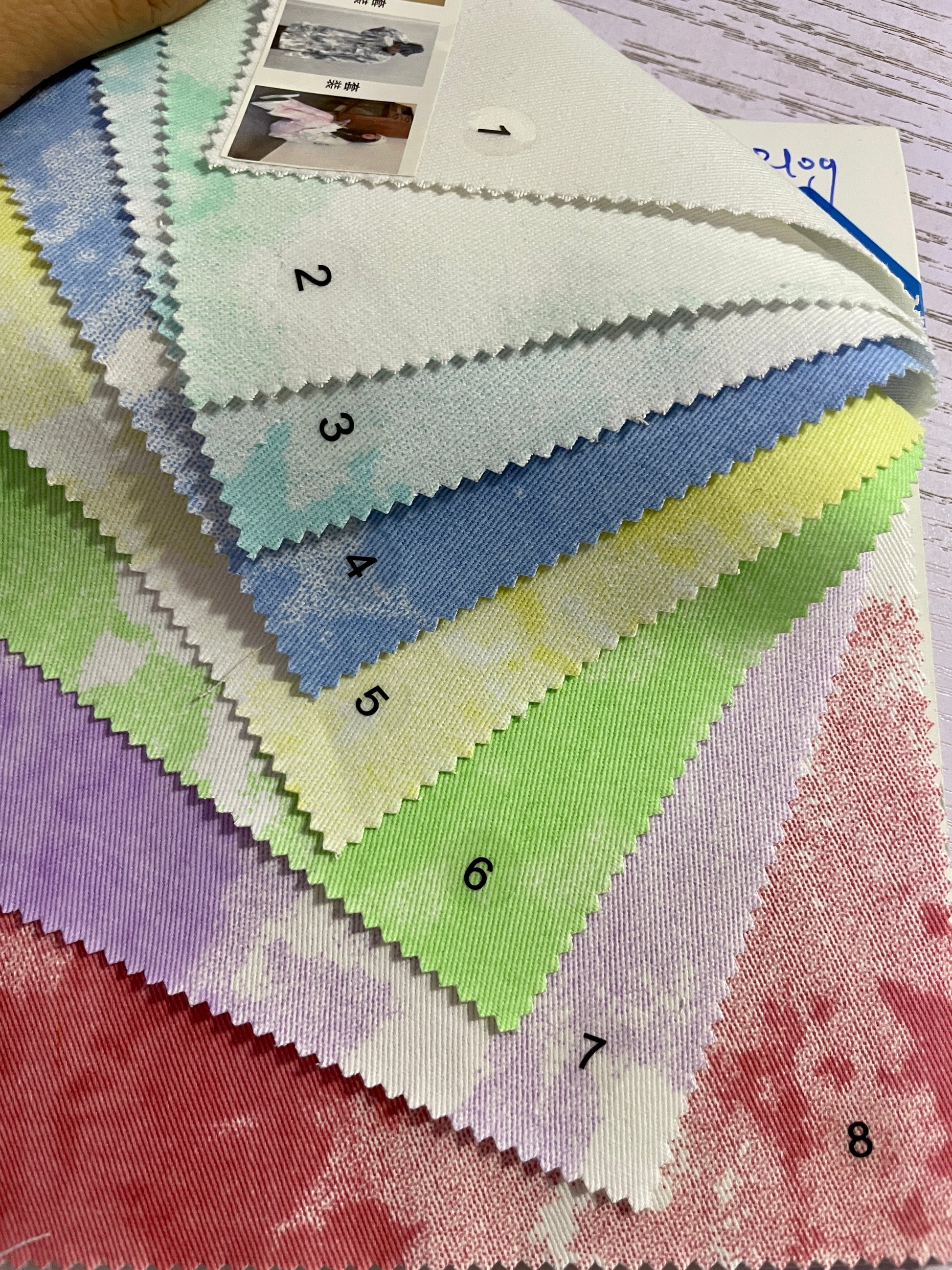 Tie-Dyed Cotton Print  Fabric - Natasha Fabric