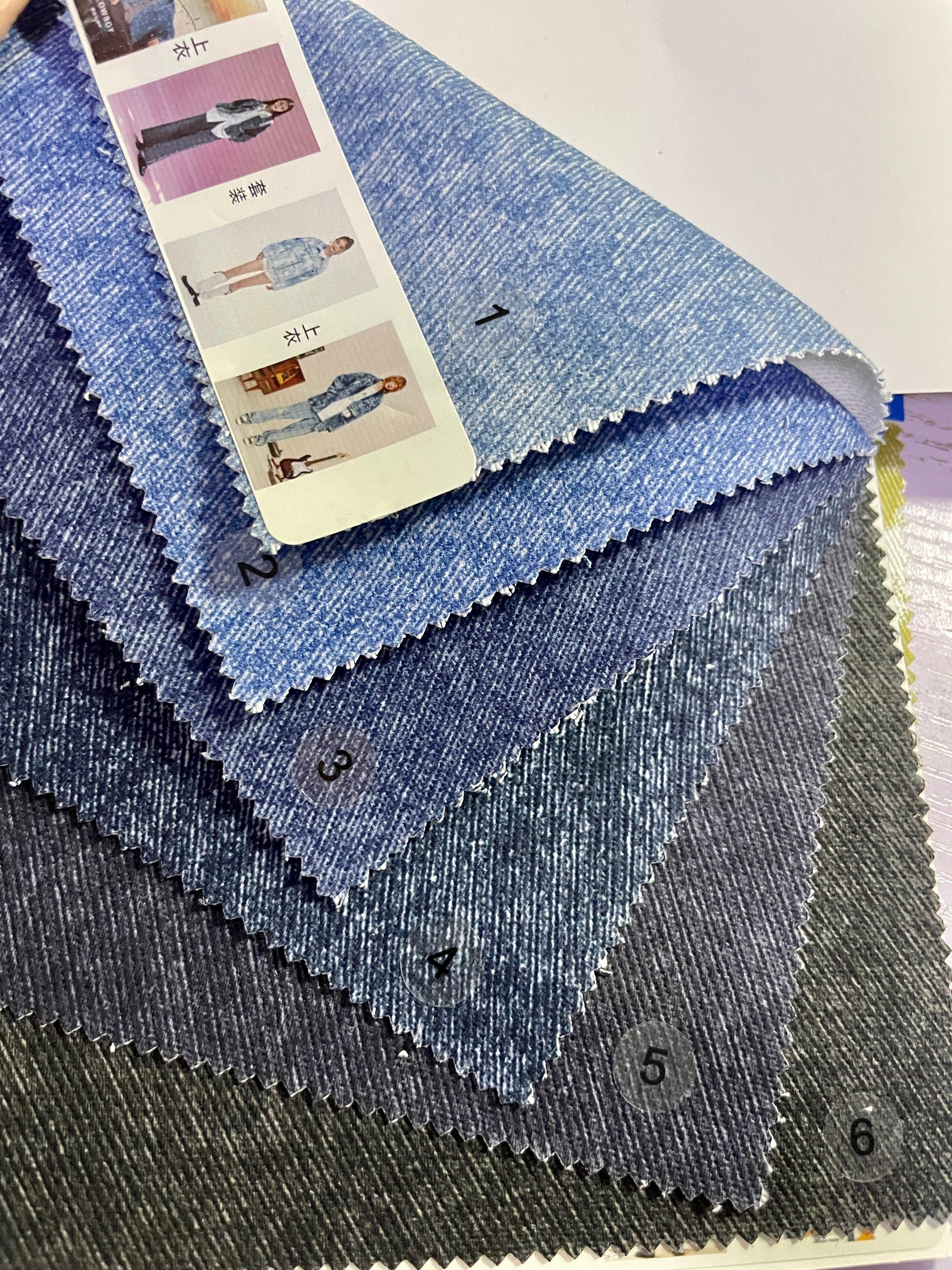 Digital Print  Denim Fabric - Natasha Fabric