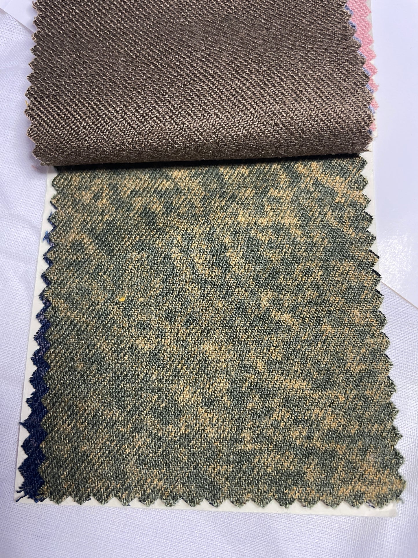 Tie-dyed Print Linen Viscose blended Twill Fabric - Natasha Fabric