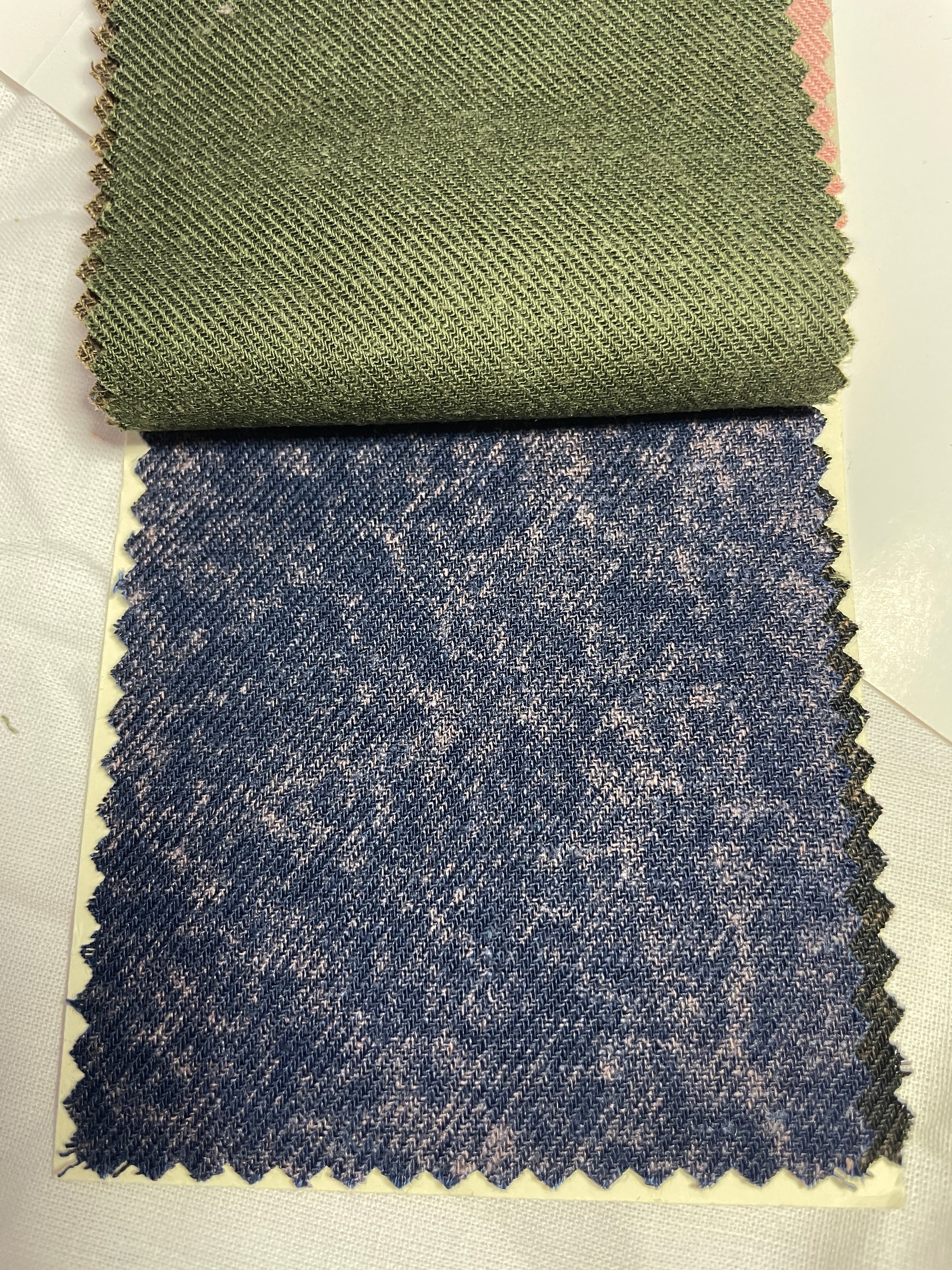 Tie-dyed Print Linen Viscose blended Twill Fabric - Natasha Fabric