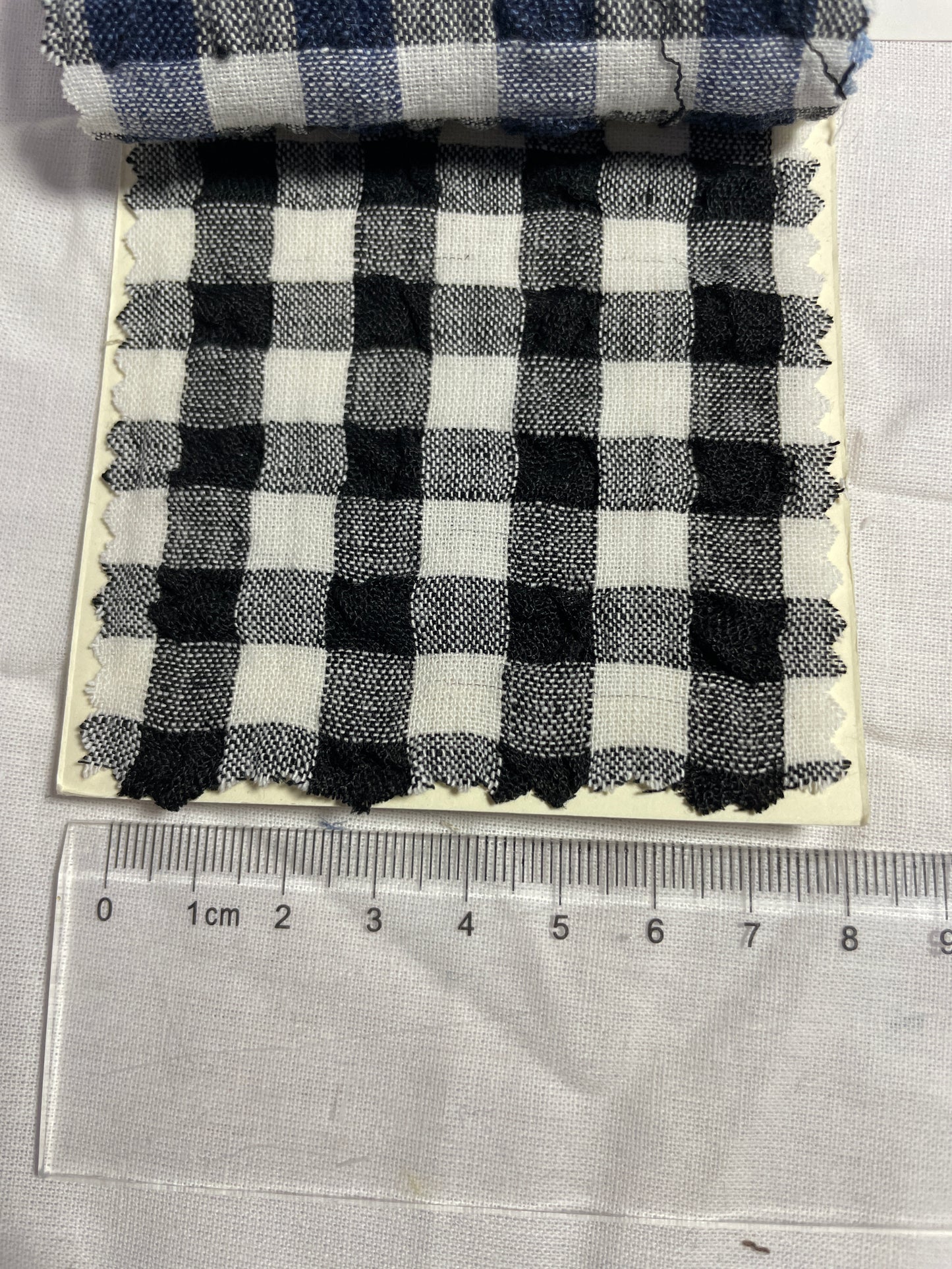 100% Linen Crepe Yarn Dyed Plaid Fabric For Shirt - Natasha Fabric