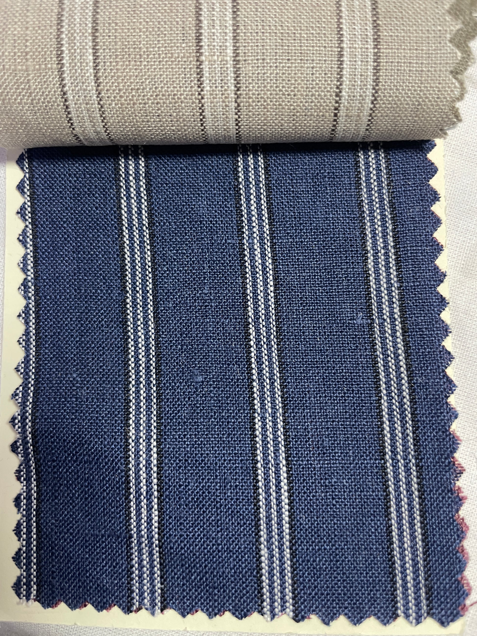 2023 New Yarn-Dyed Stripe Linen Fabric For Pant - Natasha Fabric