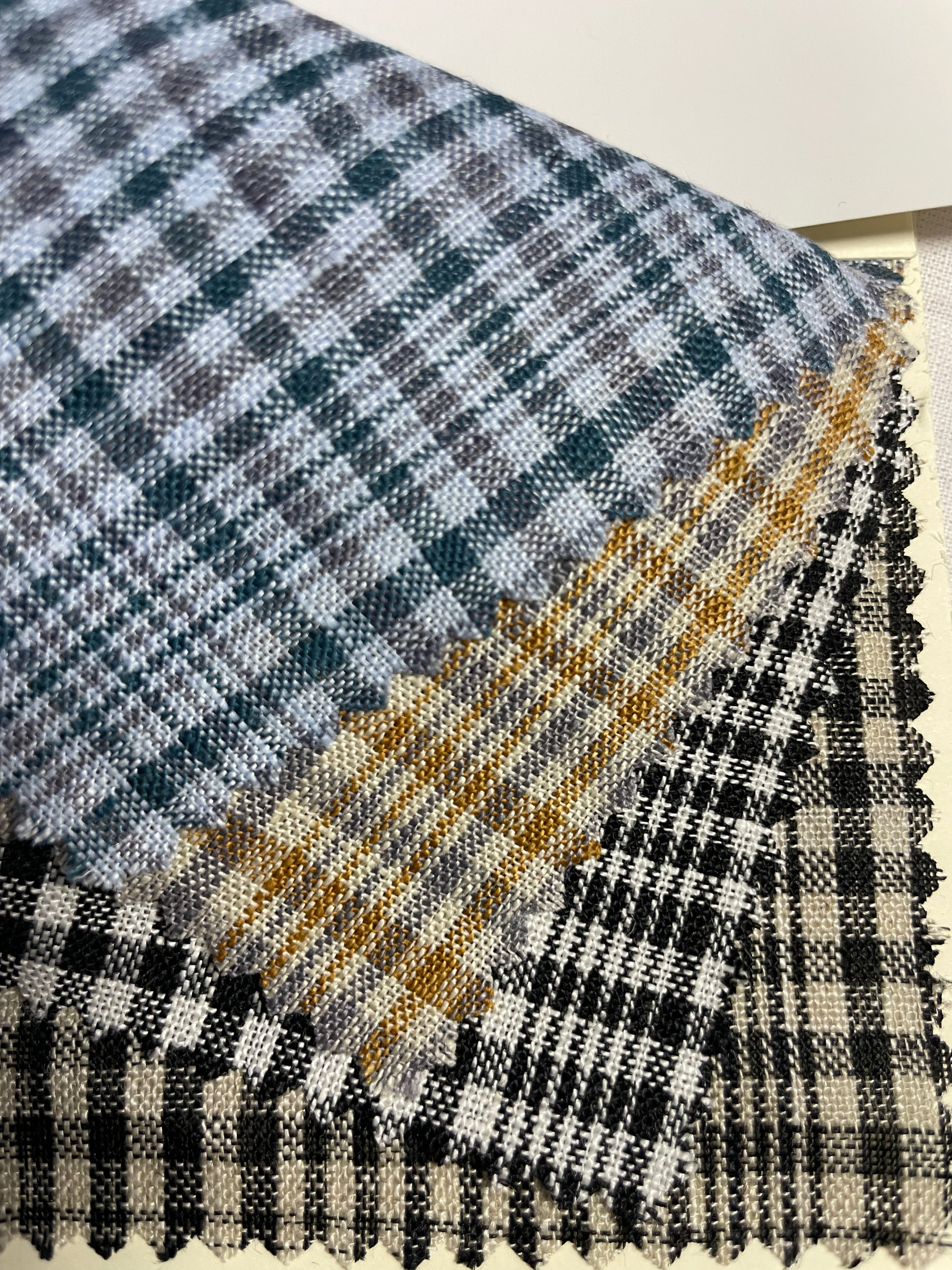 100% Linen Yarn Dyed Plaid Fabric For Shirt - Natasha Fabric