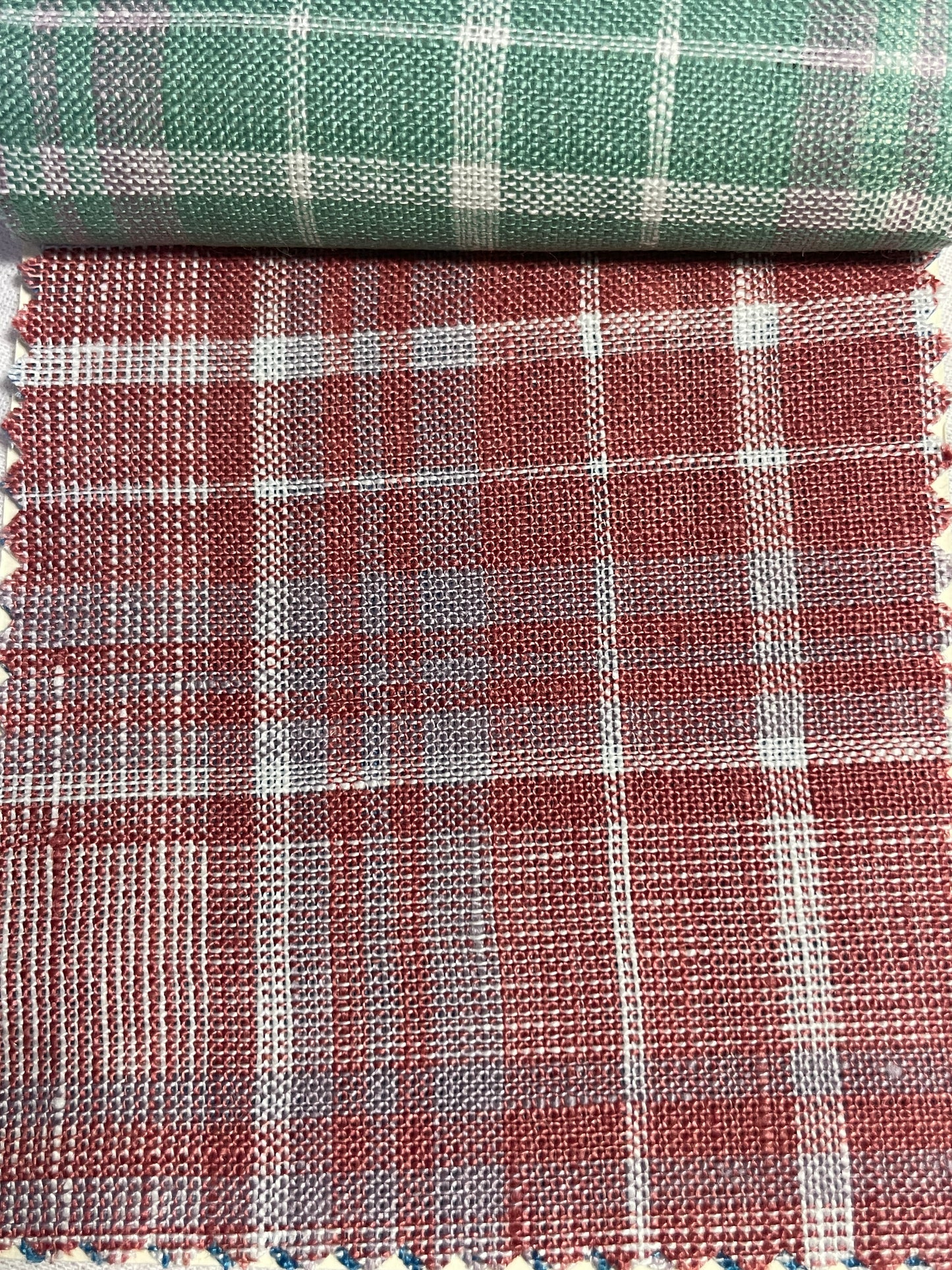Highly Recommended 100% Linen Yarn Dyed Plaid Fabric For Shirt - Natasha Fabric