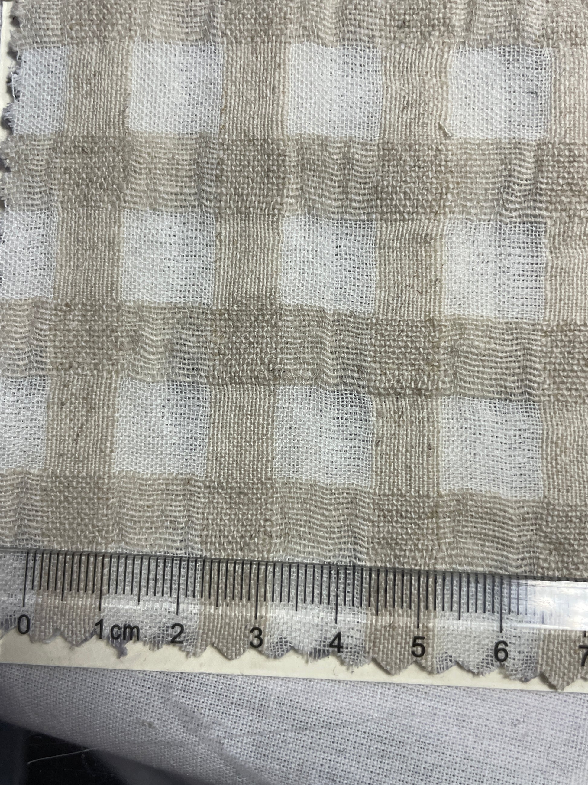 100% Linen Yarn Dyed Plaid Fabric For Shirt - Natasha Fabric