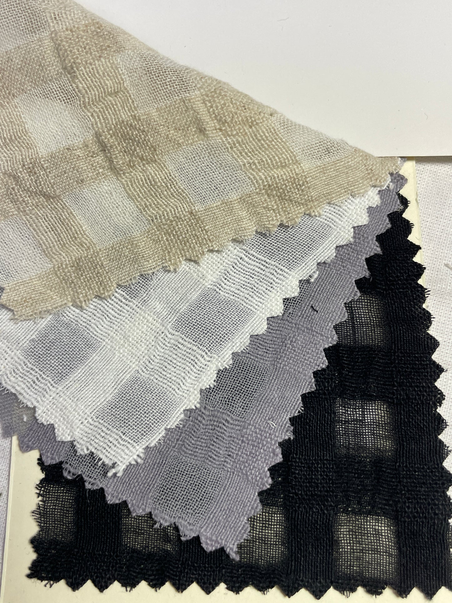 100% Linen Yarn Dyed Plaid Fabric For Shirt - Natasha Fabric