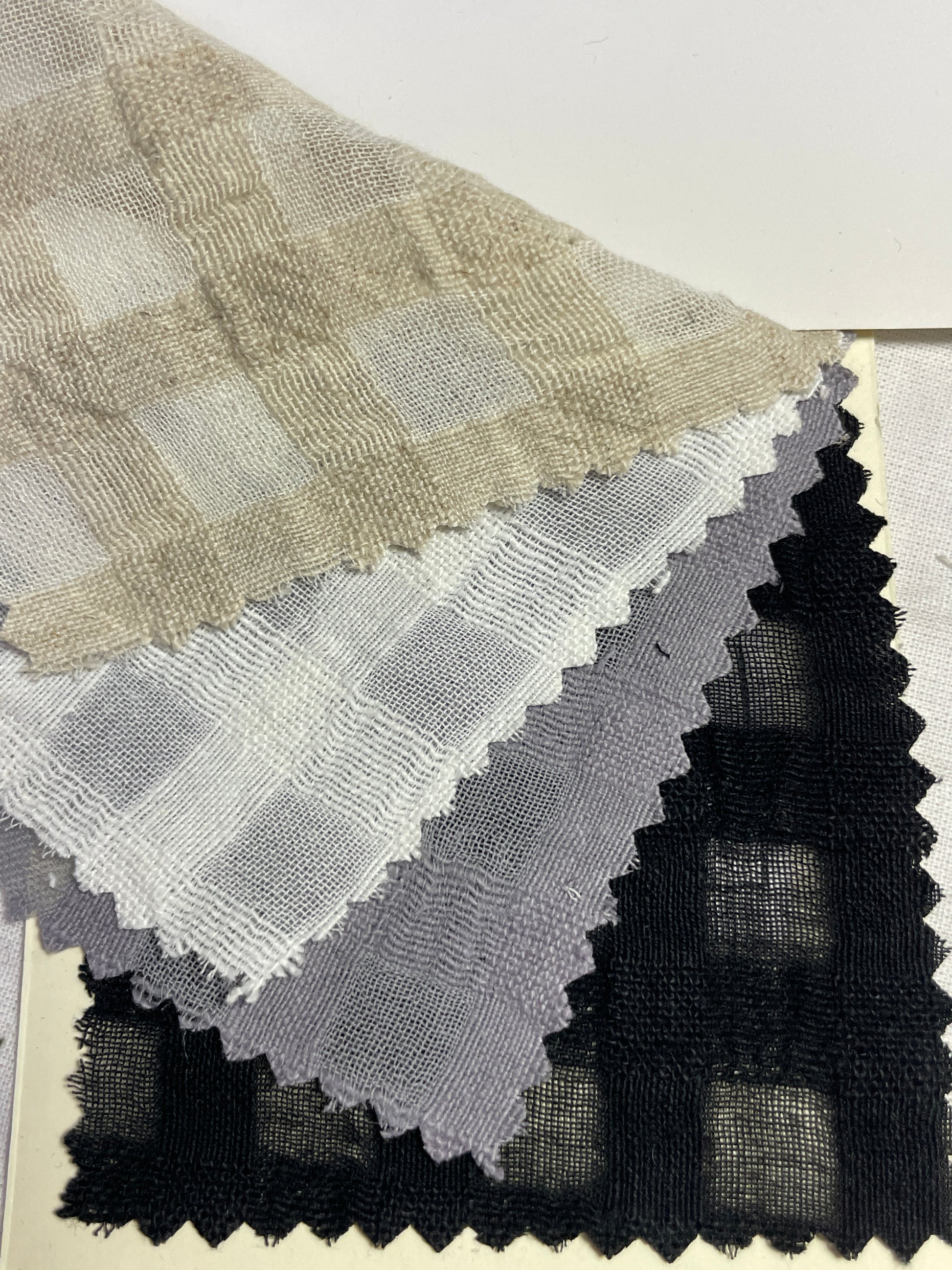 100% Linen Yarn Dyed Plaid Fabric For Shirt - Natasha Fabric