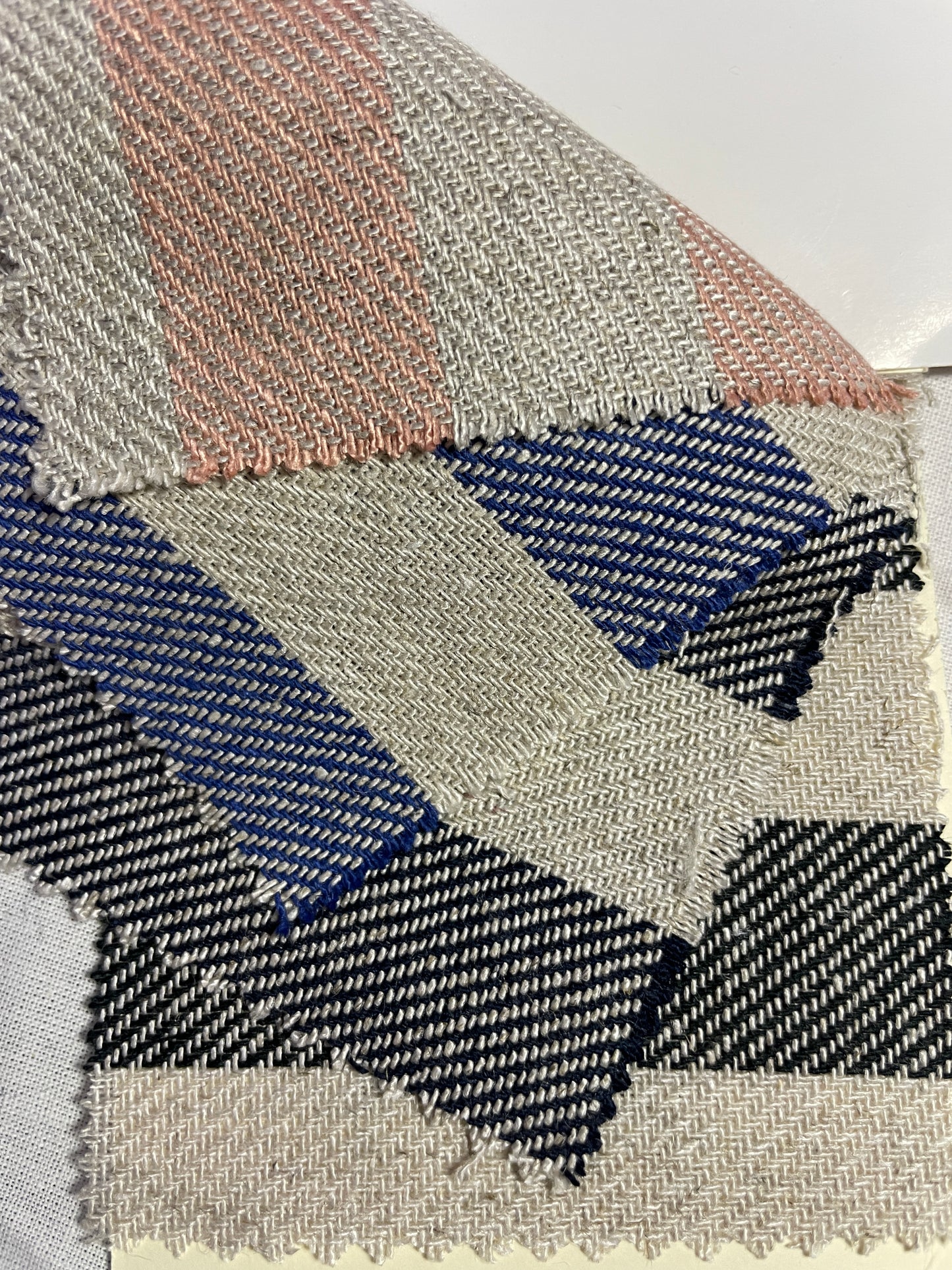 Big Stripe Yarn-Dyed Linen Fabric in Stock - Natasha Fabric
