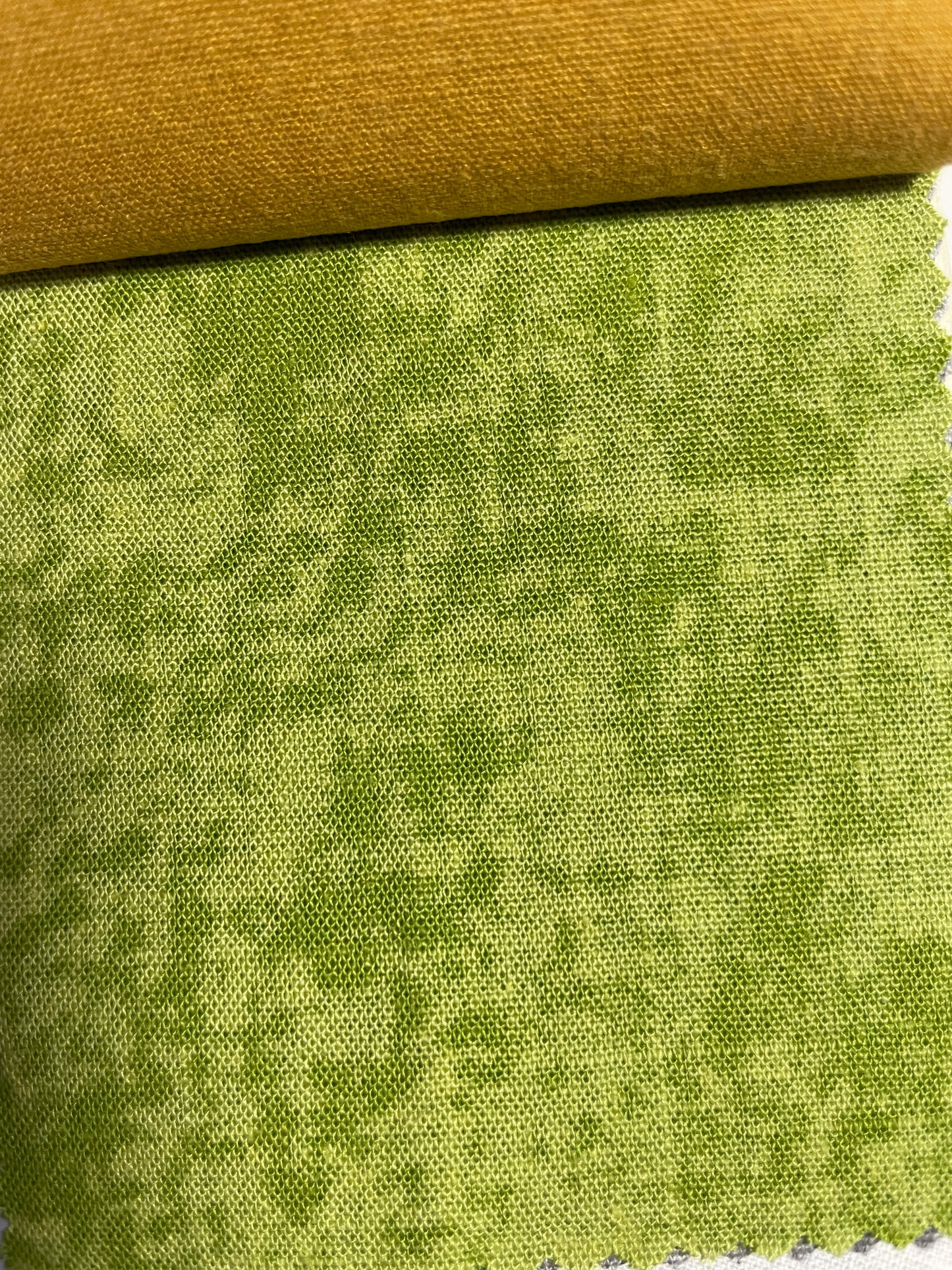 Tie-dyed Print Linen Viscose blended Fabric - Natasha Fabric
