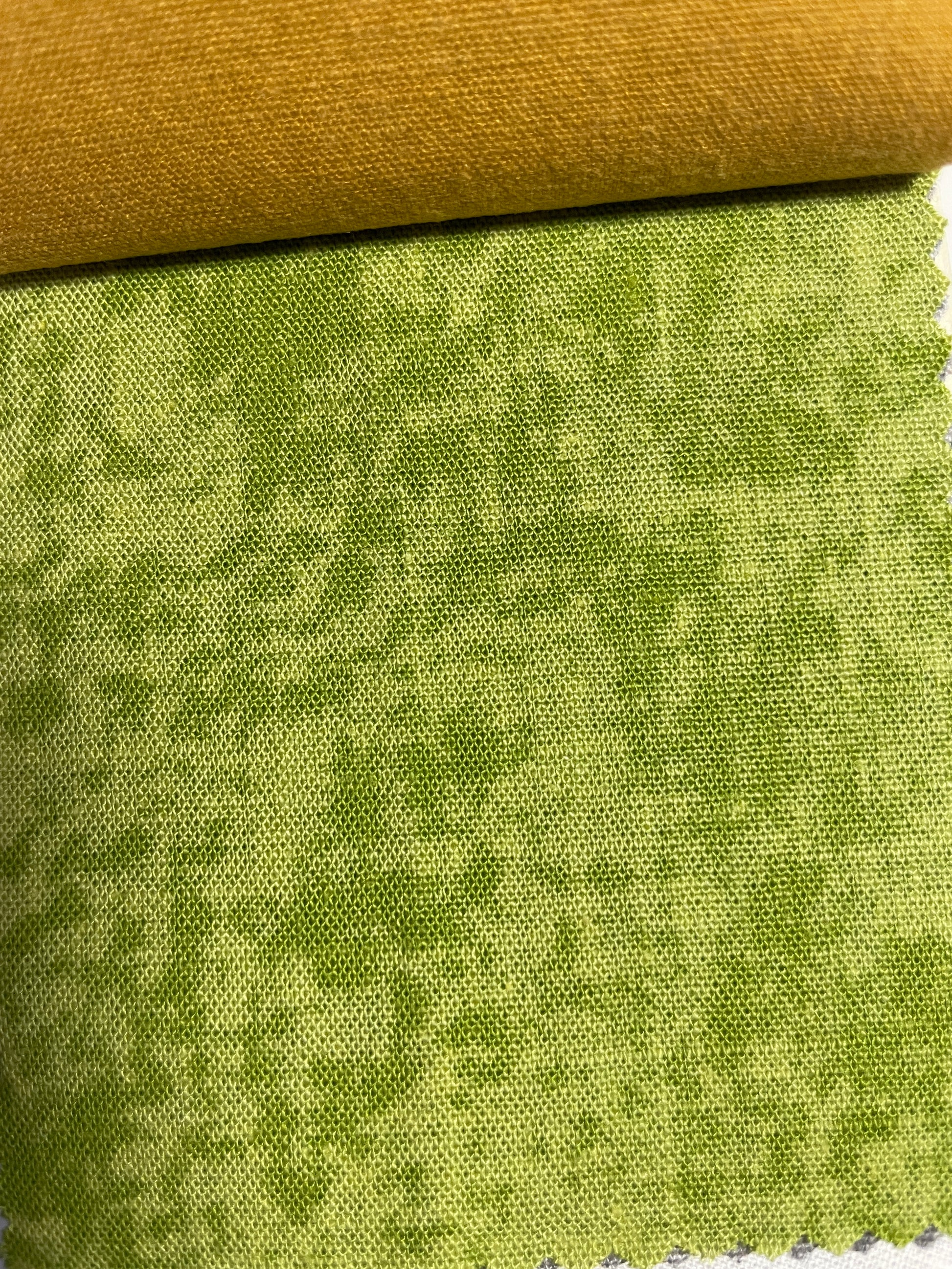 Tie-dyed Print Linen Viscose blended Fabric - Natasha Fabric