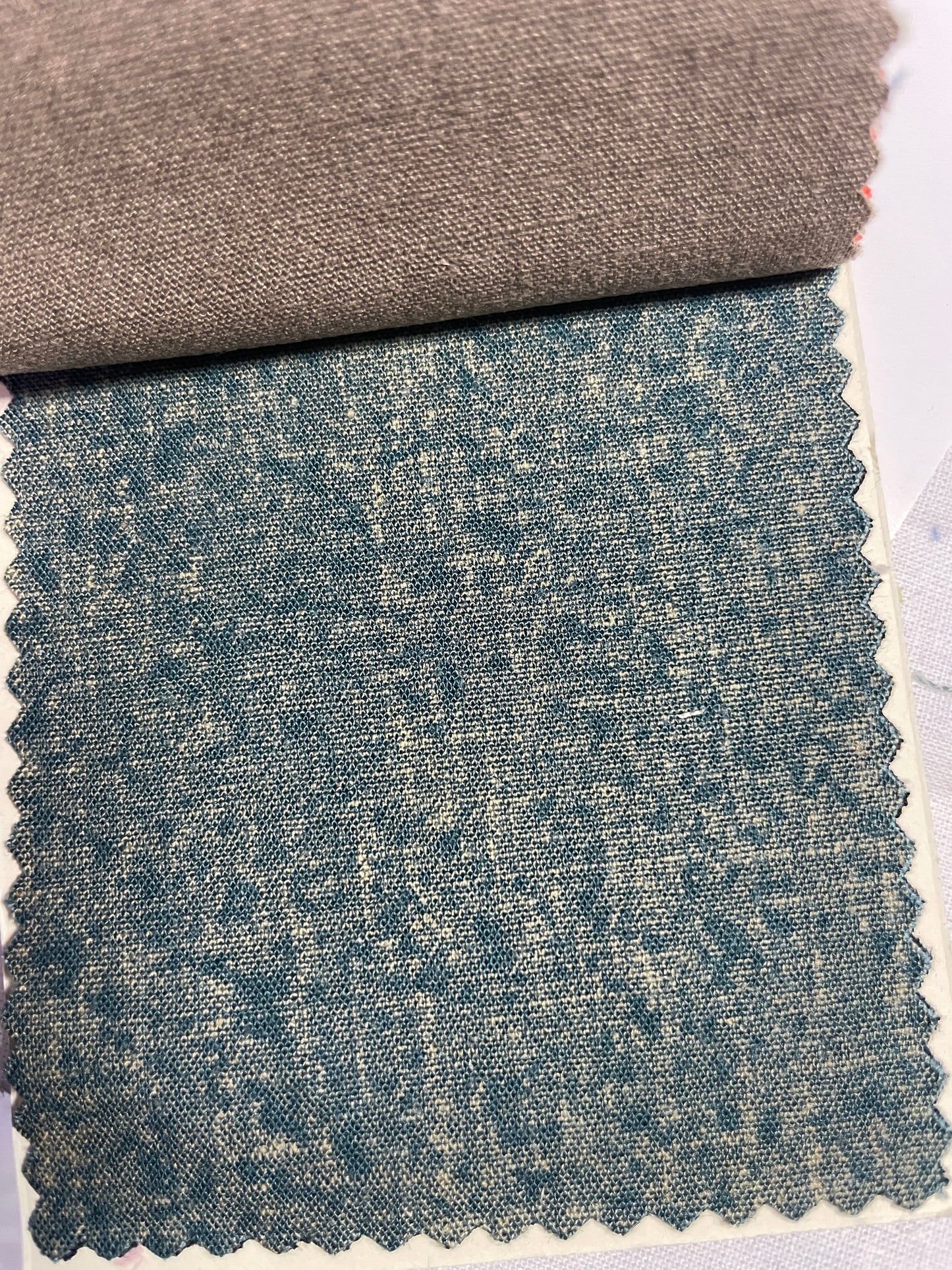 Tie-dyed Print Linen Viscose blended Fabric - Natasha Fabric