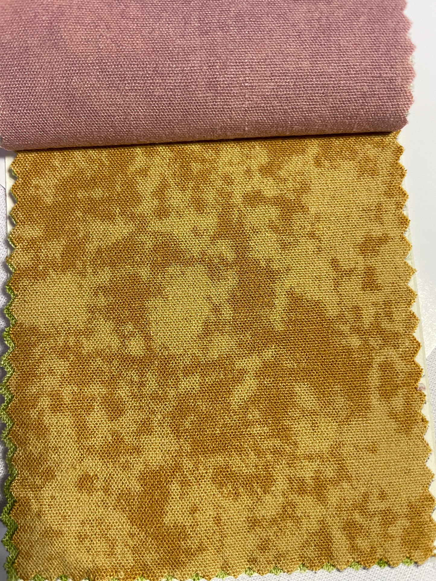 Tie-dyed Print Linen Viscose blended Fabric - Natasha Fabric