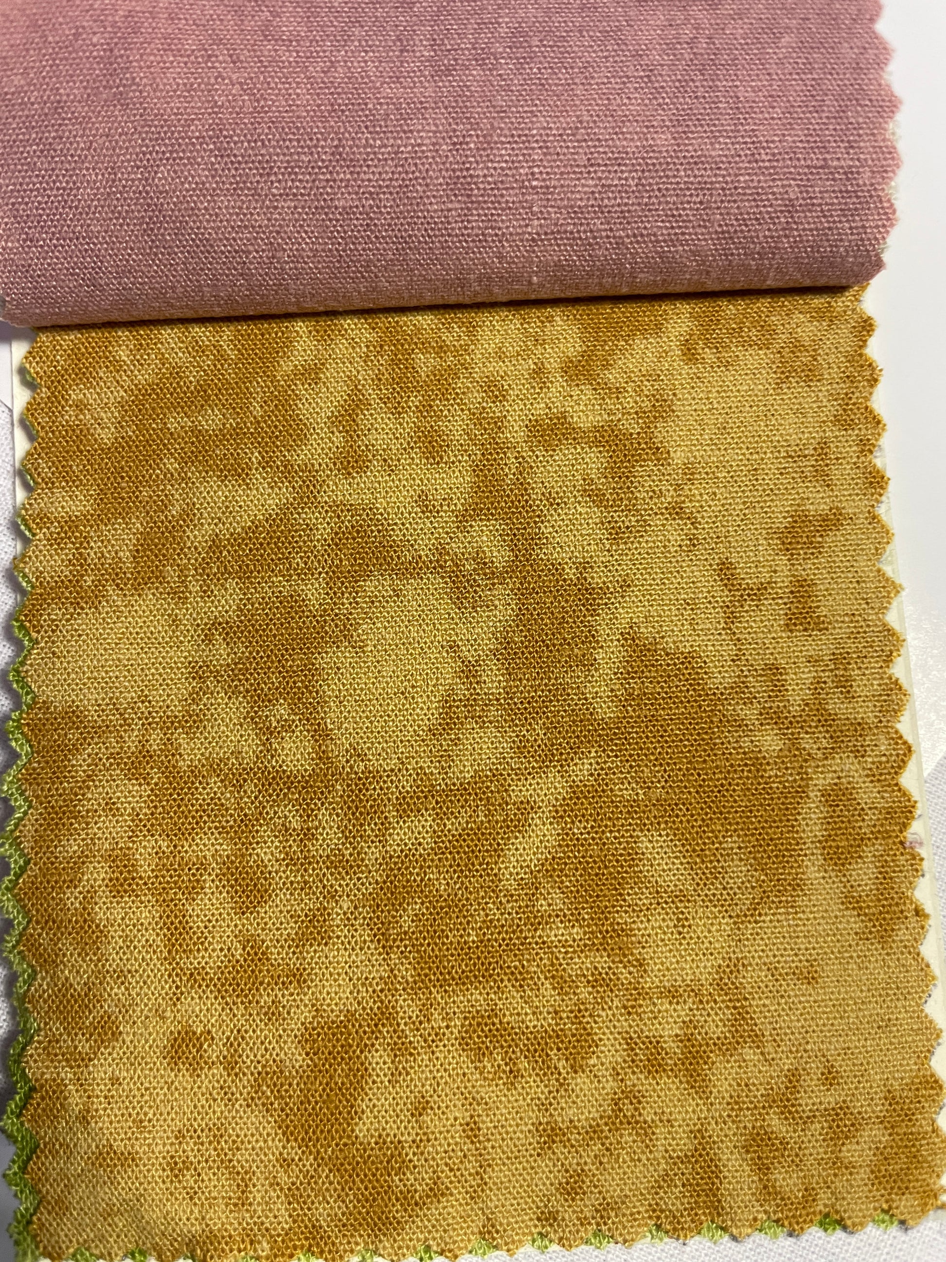 Tie-dyed Print Linen Viscose blended Fabric - Natasha Fabric