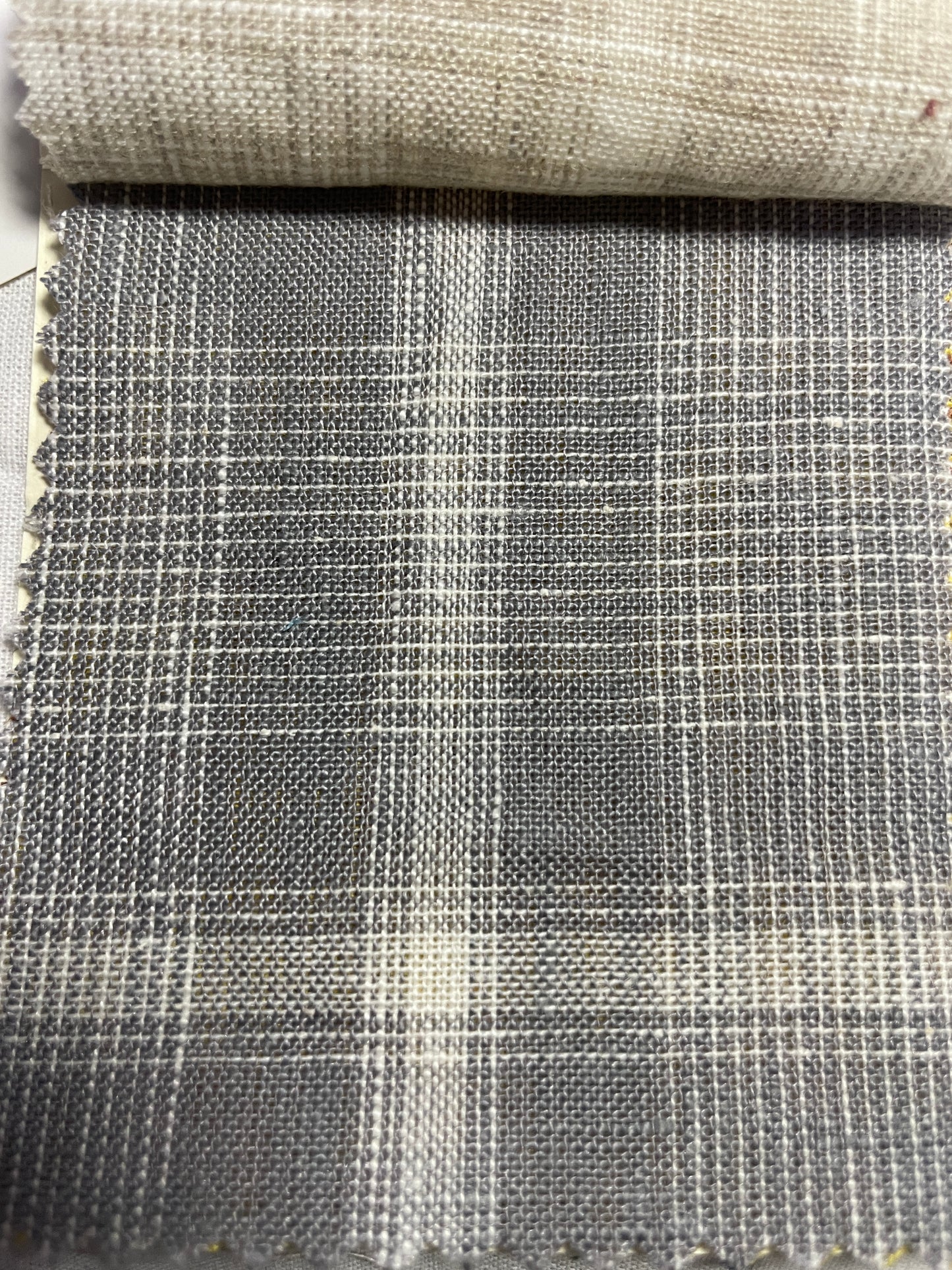 100% Linen Yarn Dyed Plaid Fabric For Shirt - Natasha Fabric