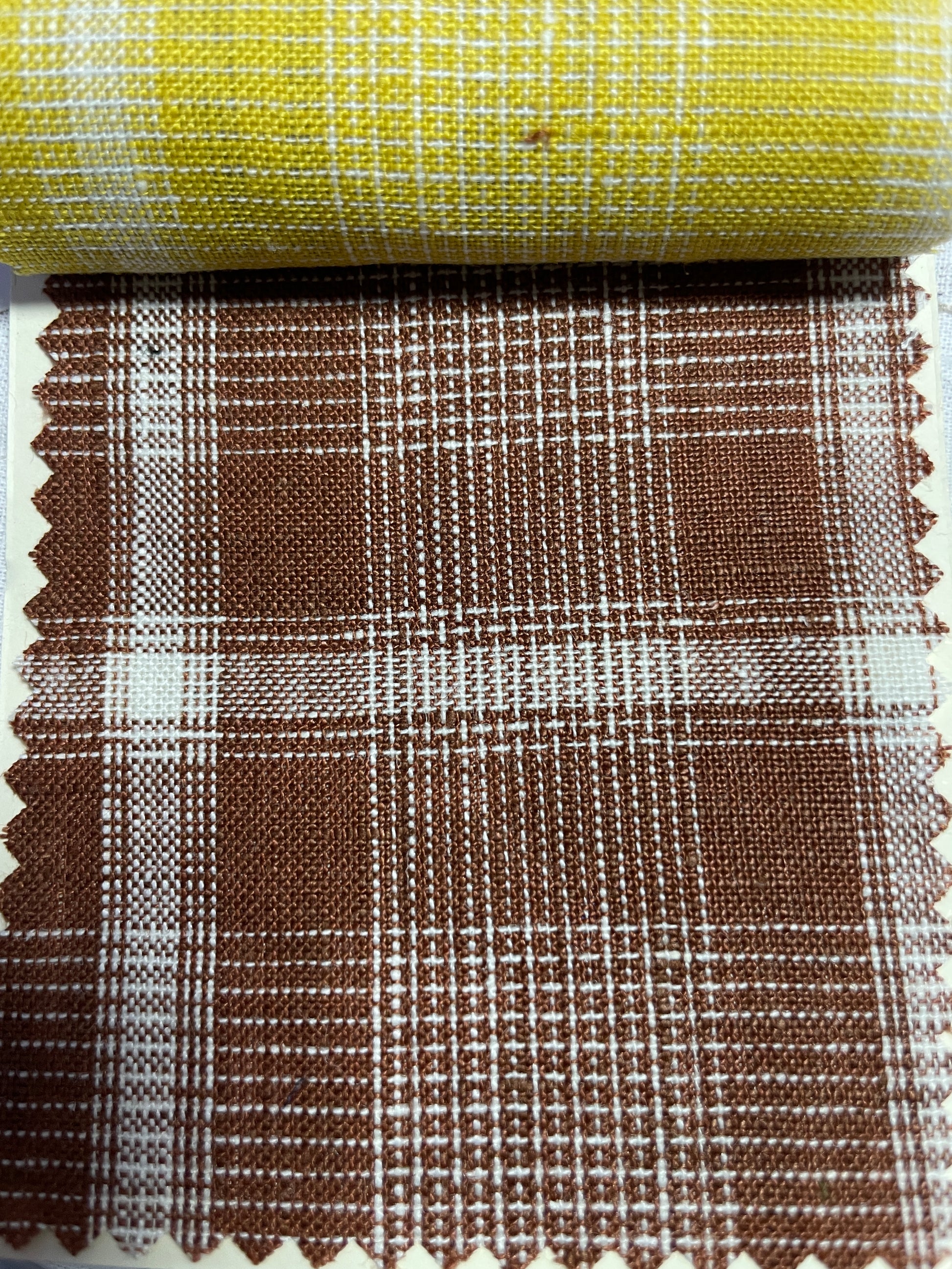 100% Linen Yarn Dyed Plaid Fabric For Shirt - Natasha Fabric