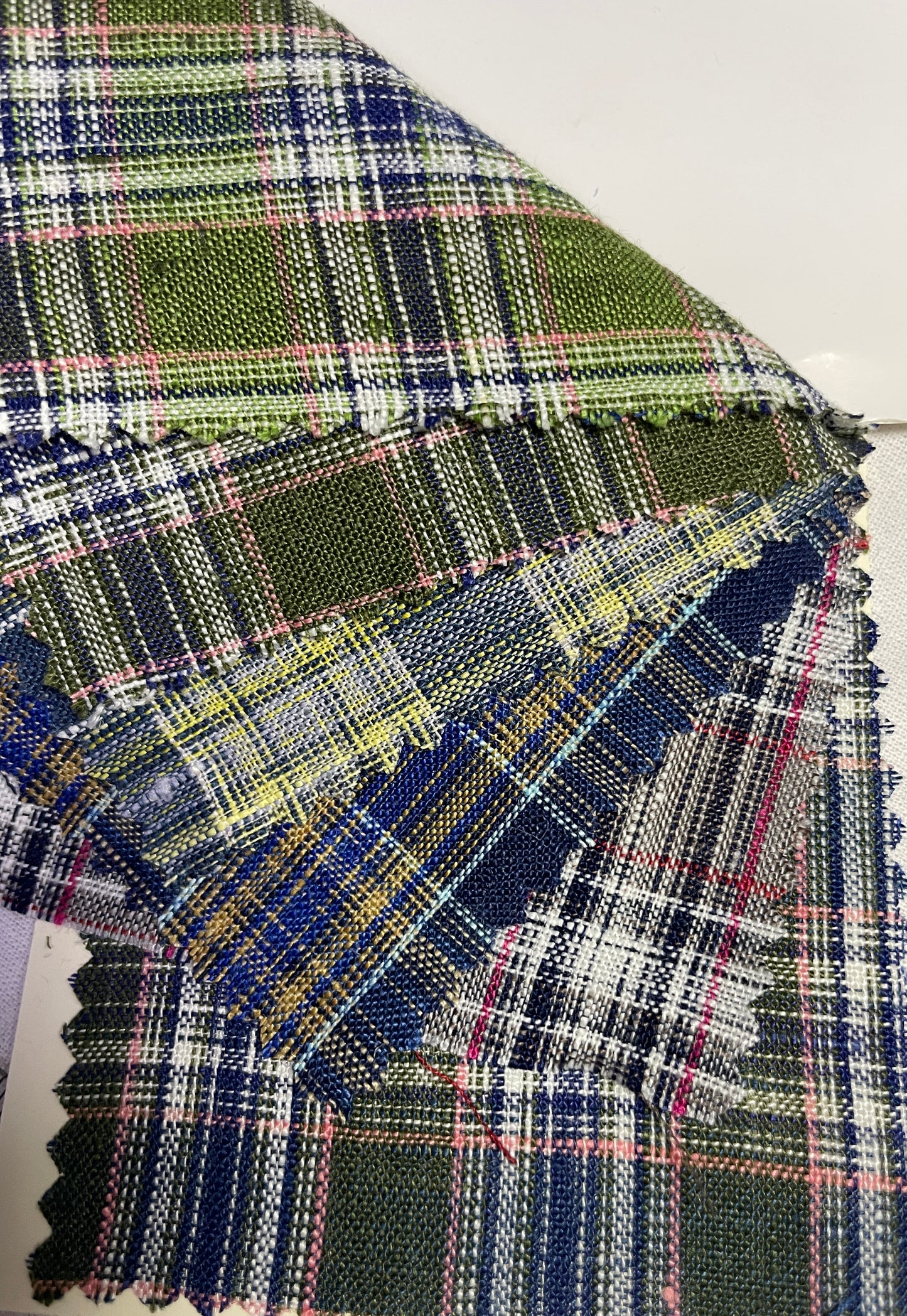 100% Linen Yarn Dyed Plaid Fabric For Shirt - Natasha Fabric