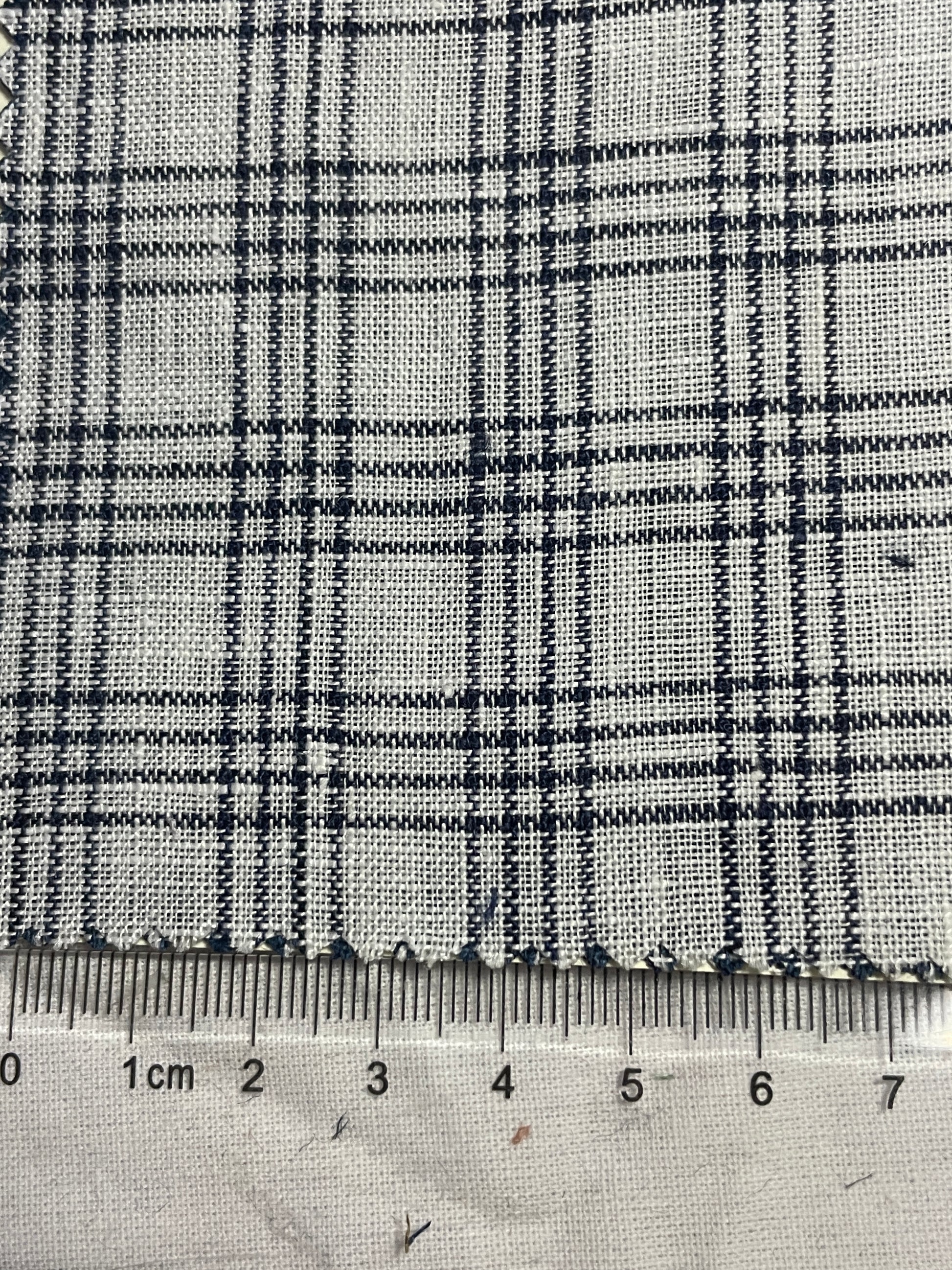 2023 Hot Linen Yarn Dyed Check Fabric  For Shirt - Natasha Fabric