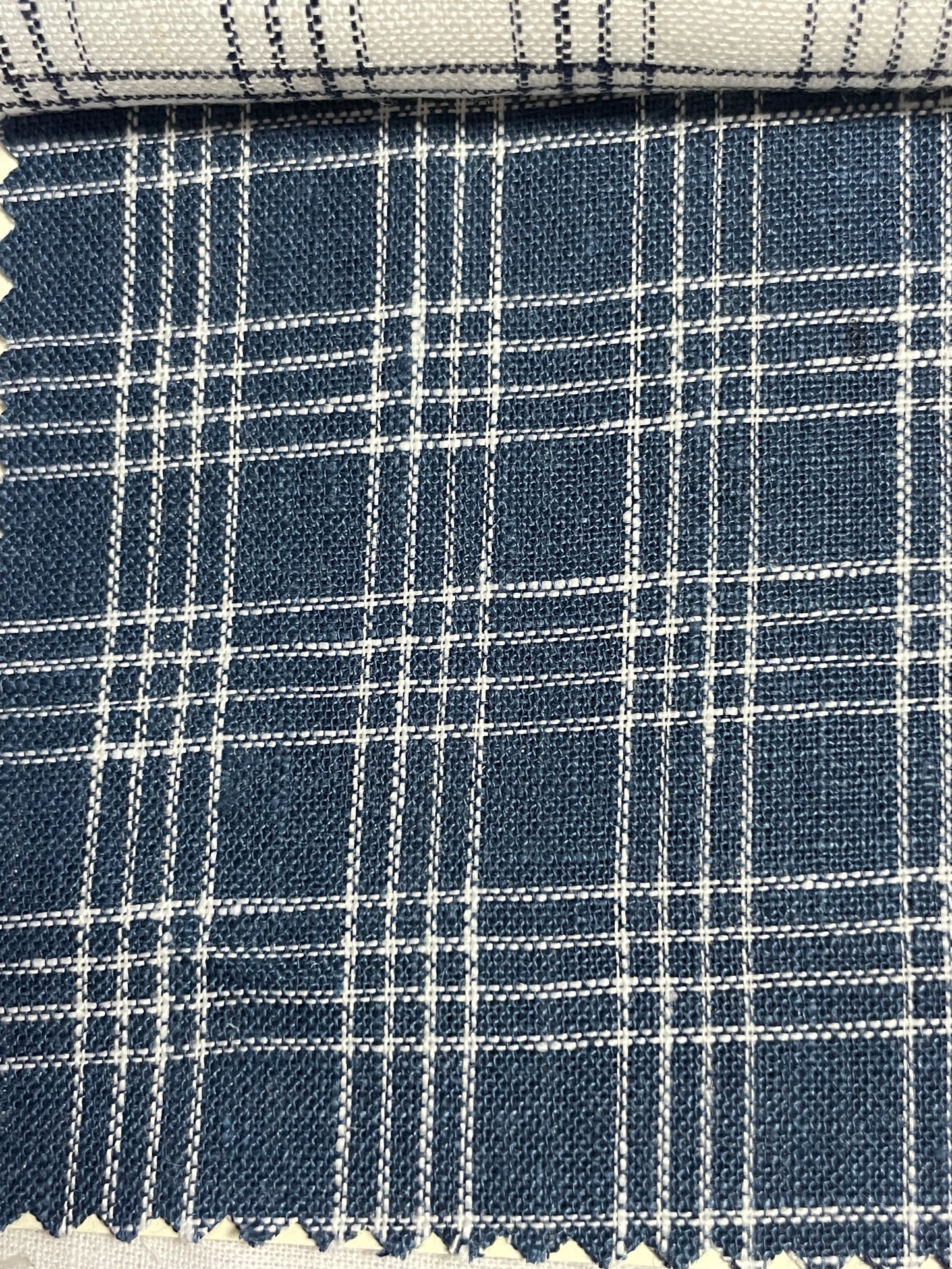 2023 Hot Linen Yarn Dyed Check Fabric For Shirt - Natasha Fabric
