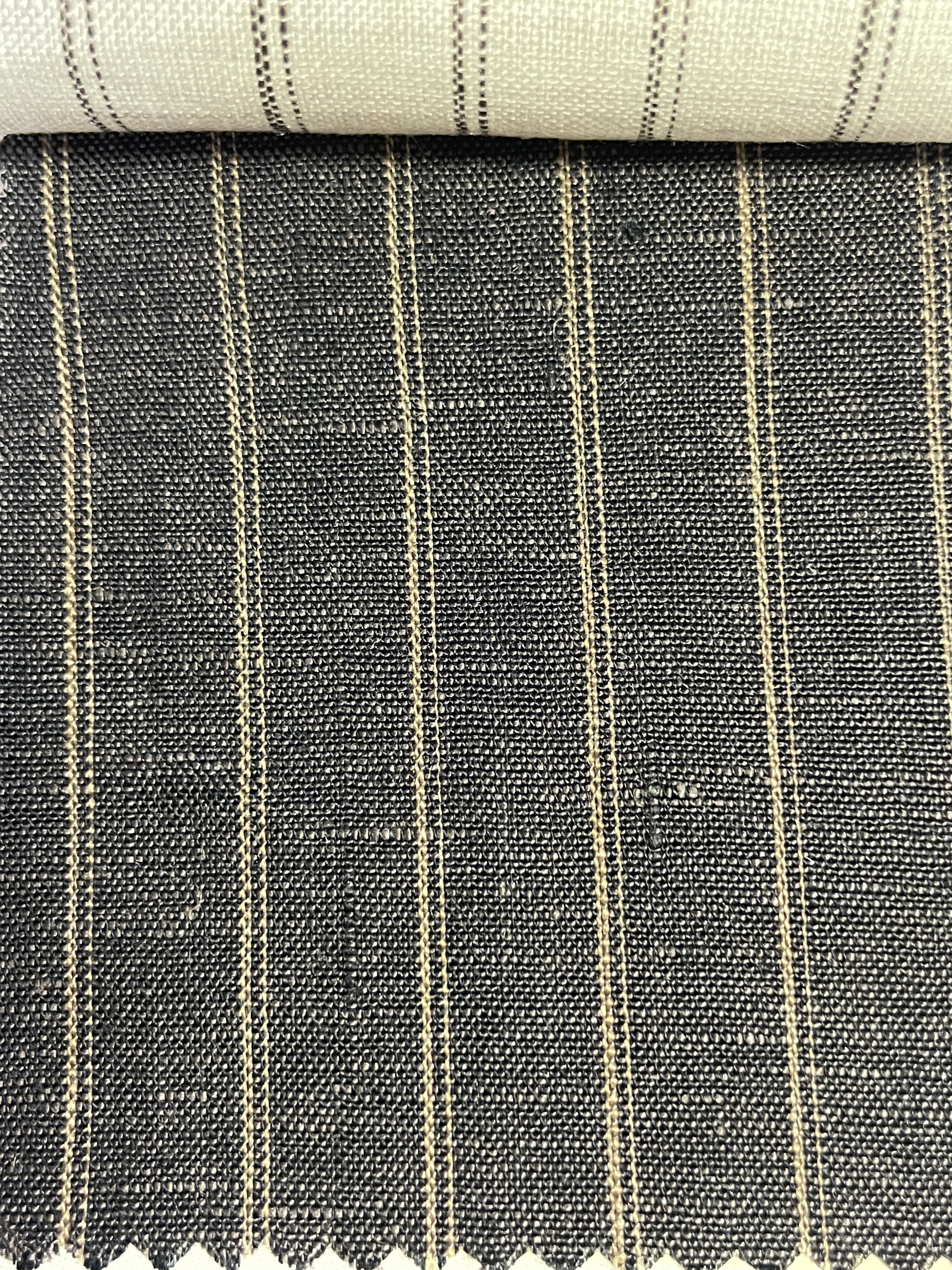 Yarn-Dyed Stripe Linen Fabric For Pant - Natasha Fabric