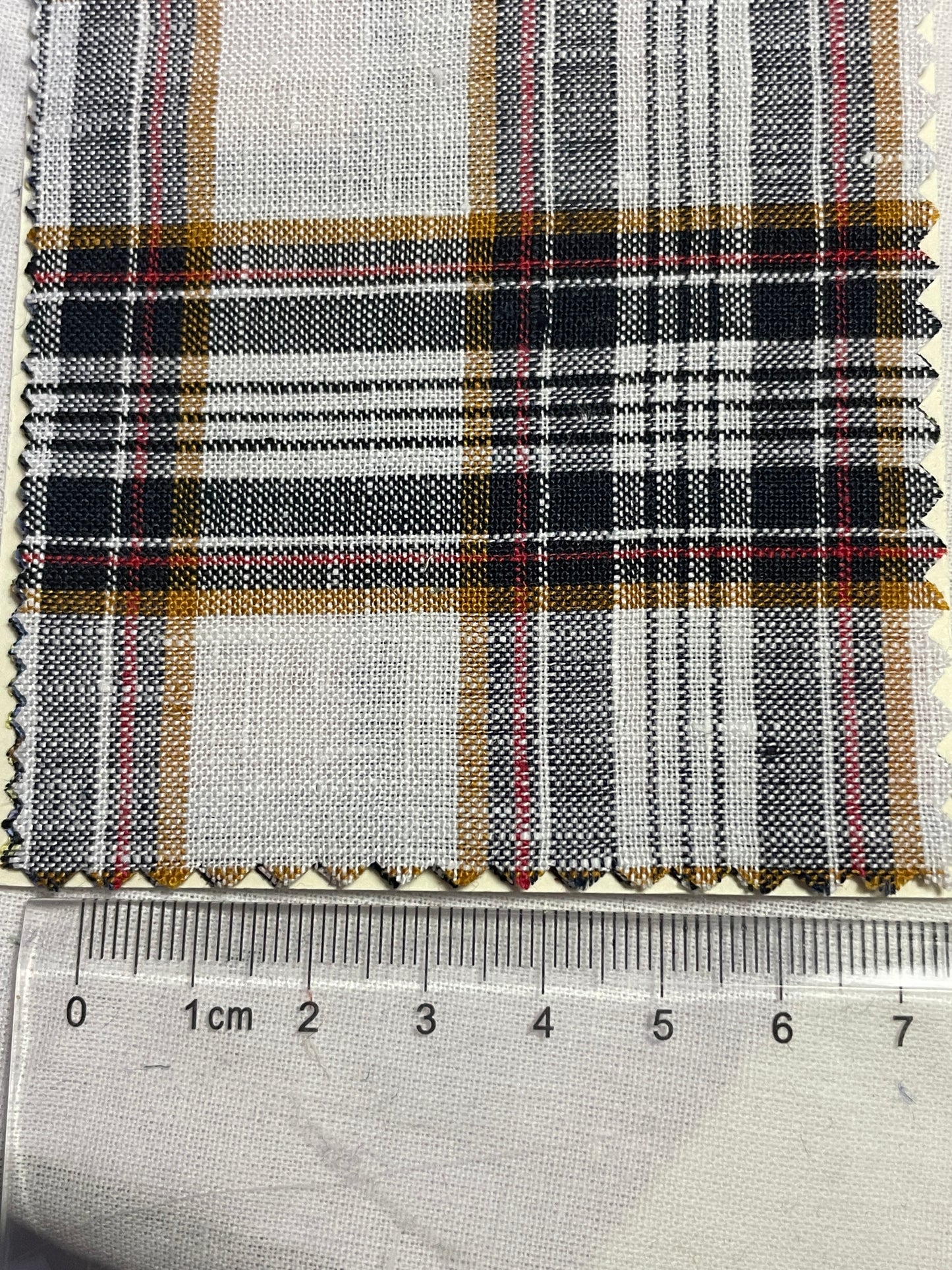 Multi-color Line Yarn Dyed Plaid Fabric - Natasha Fabric