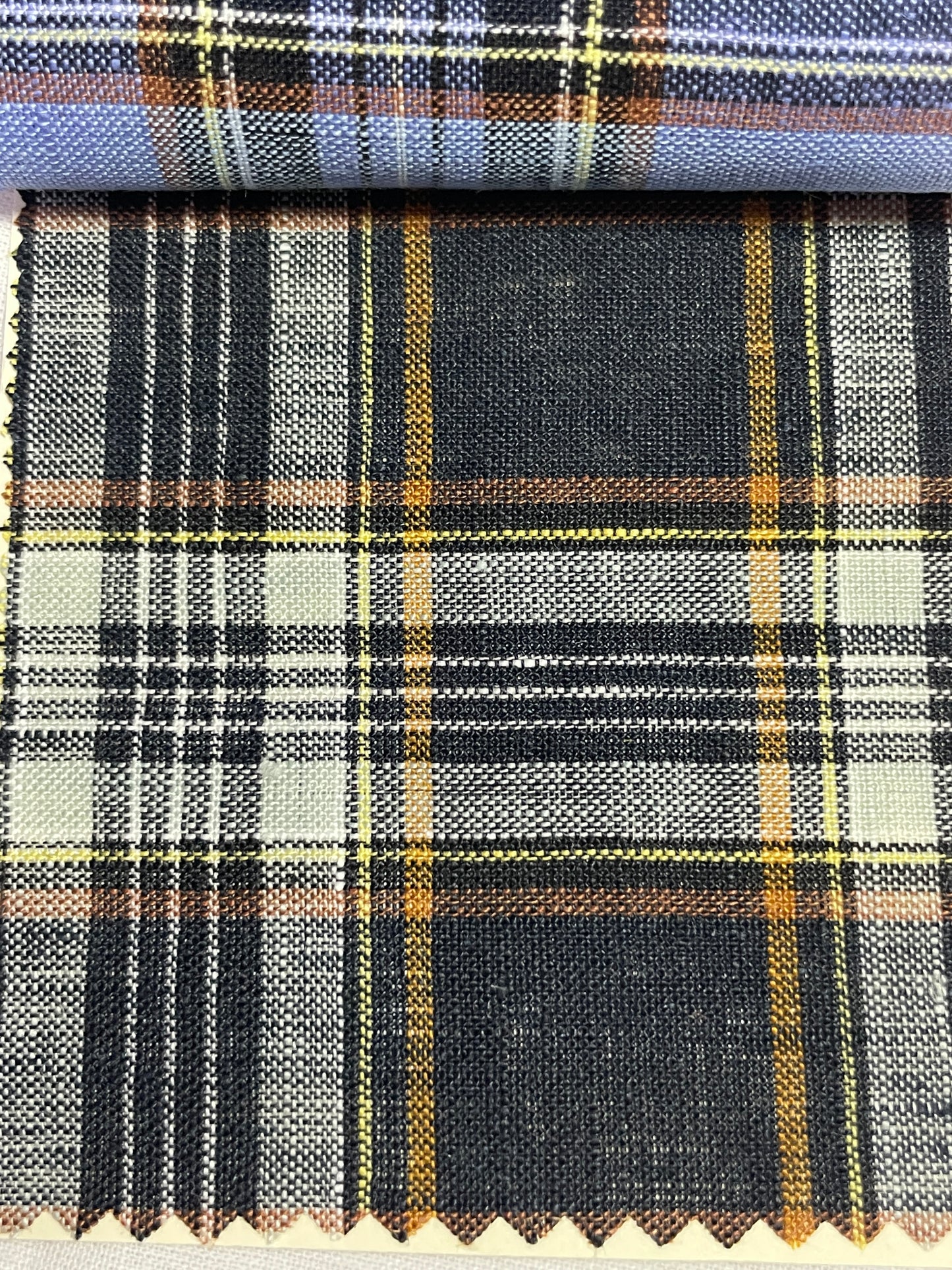 Multi-color Line Yarn Dyed Plaid Fabric - Natasha Fabric