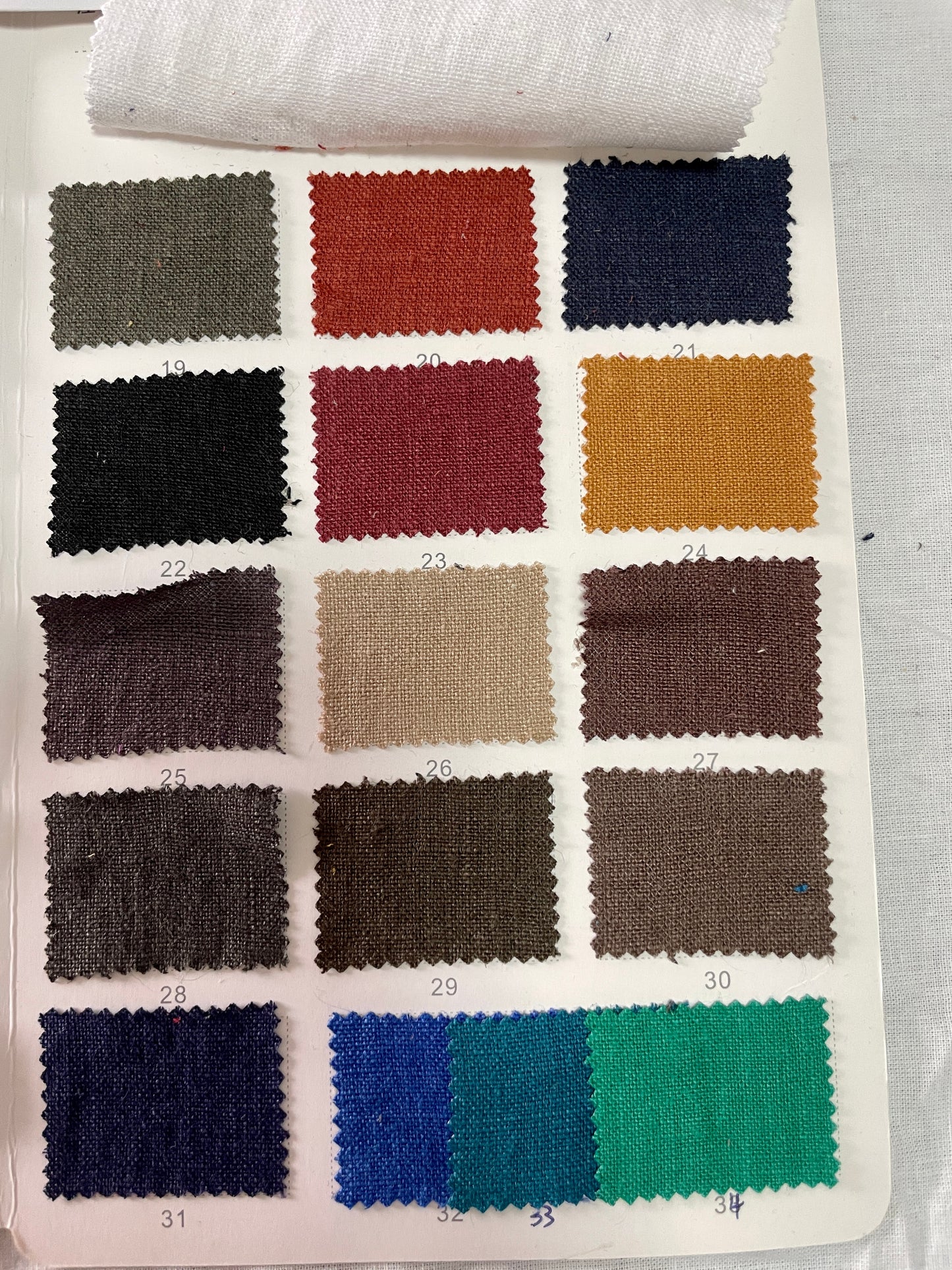 210g Sand Washed Linen fabric - Natasha Fabric
