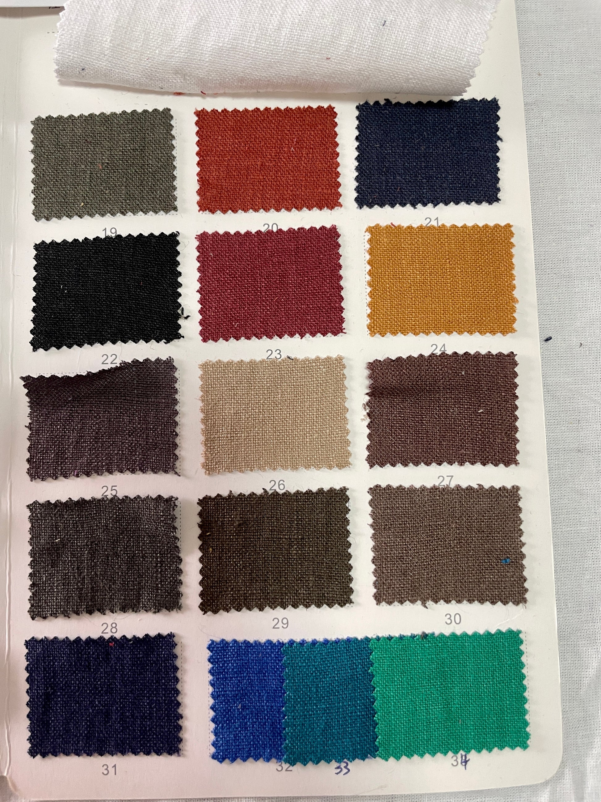 210g Sand Washed Linen fabric - Natasha Fabric
