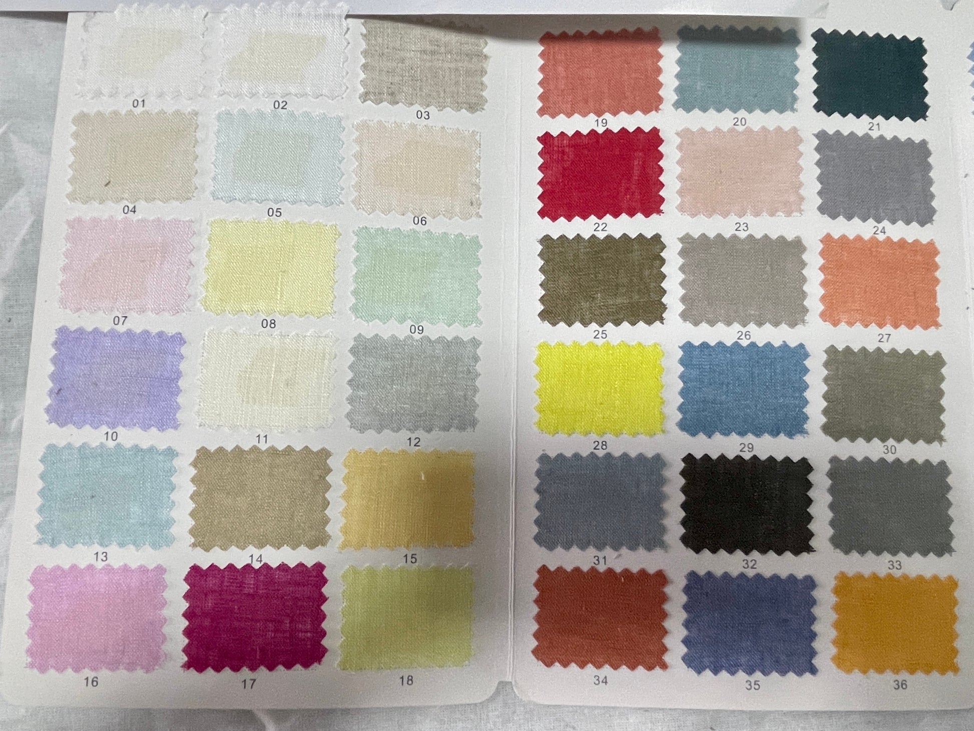 145g Light Weight Linen Fabric - Natasha Fabric