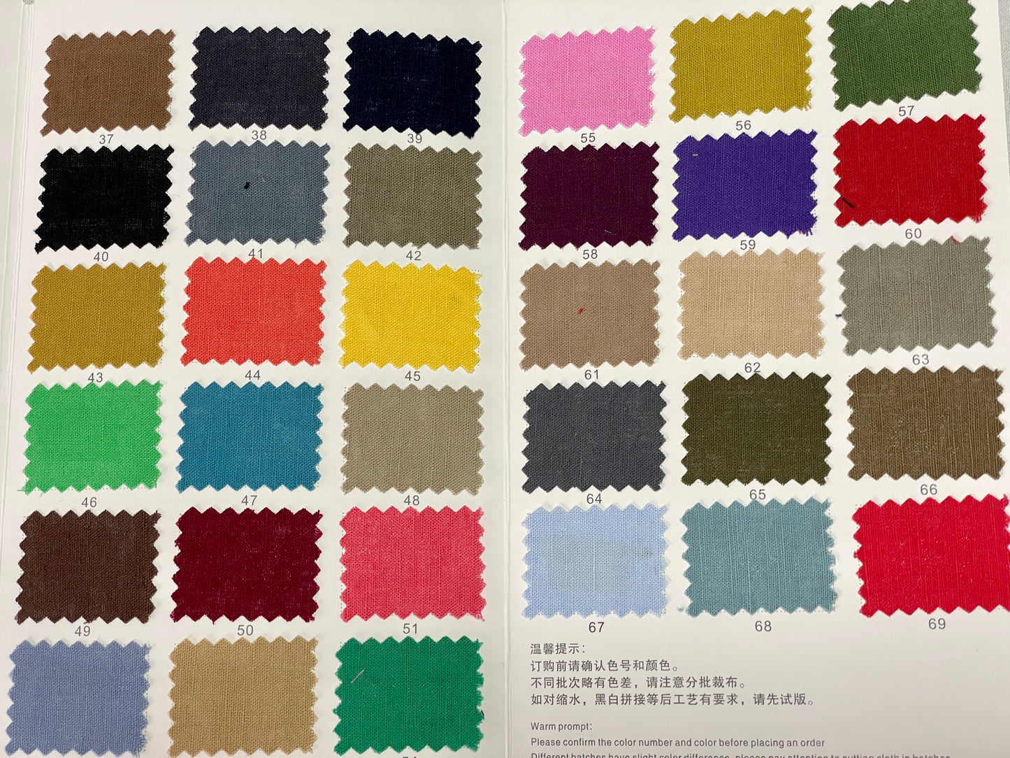 145g Linen Cotton Blended Fabric - Natasha Fabric