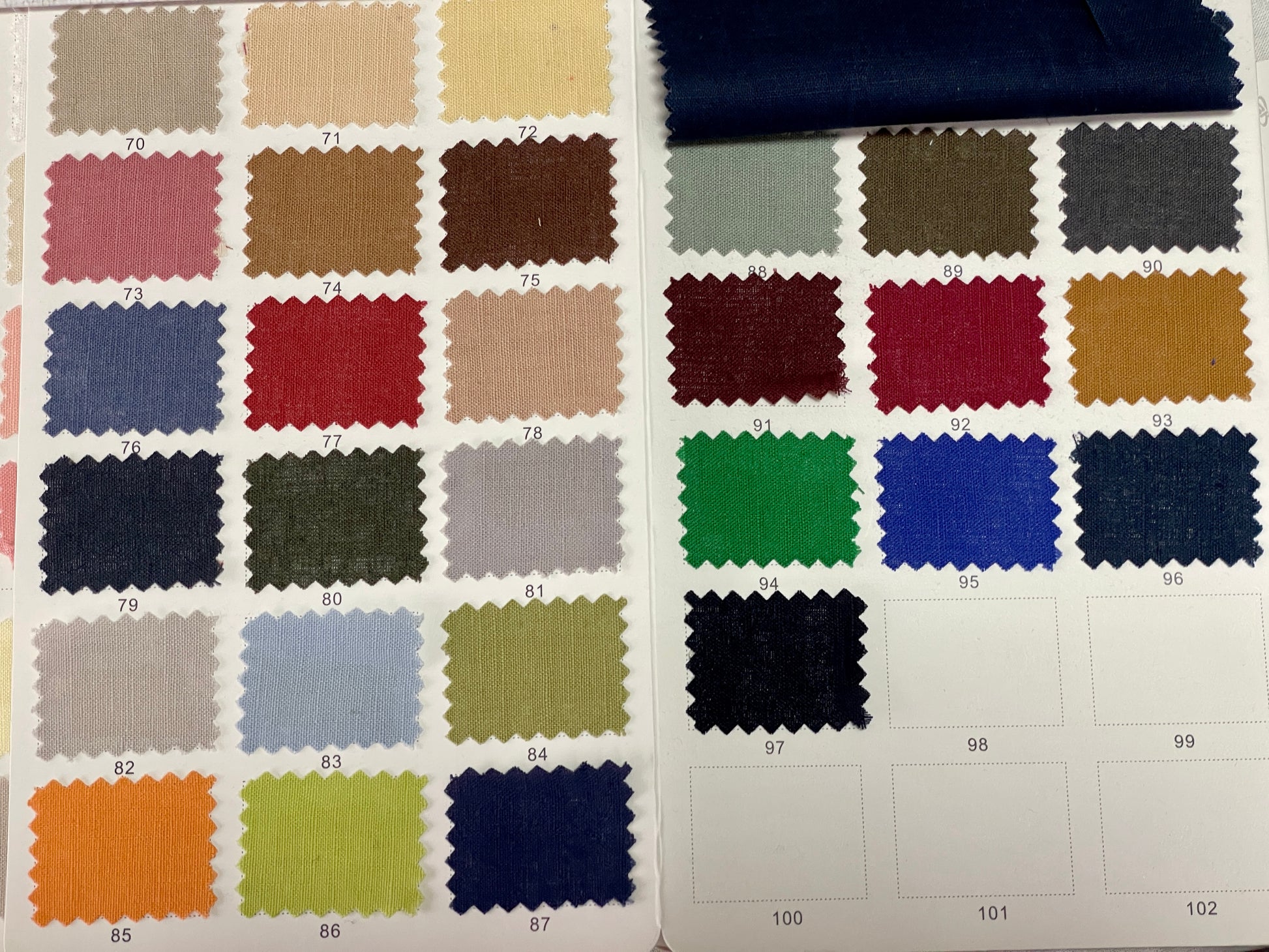 145g Linen Cotton Blended Fabric - Natasha Fabric