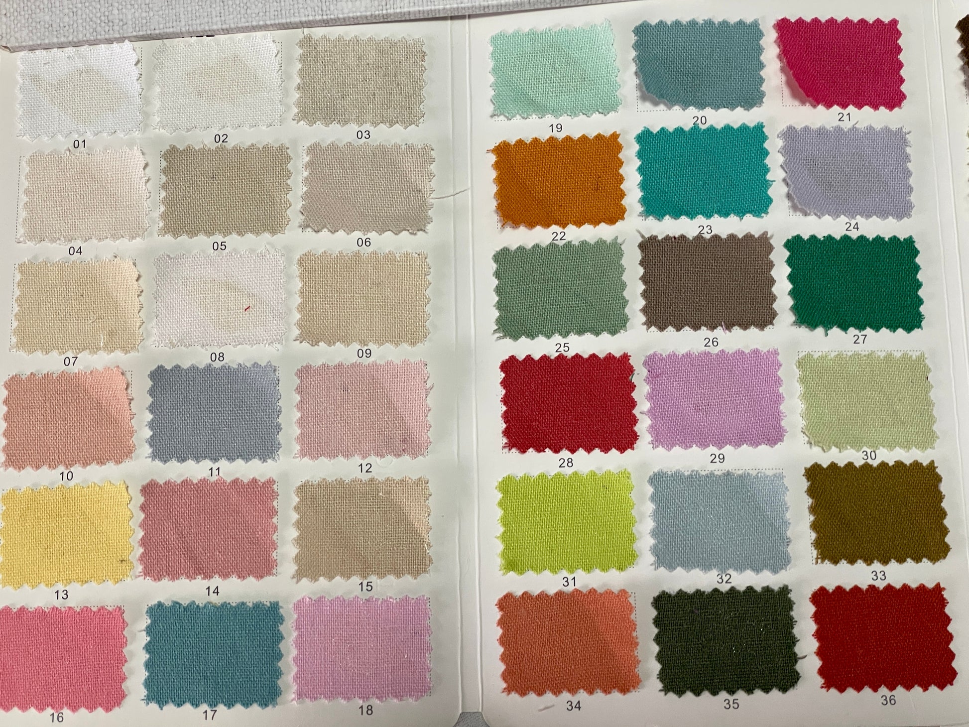 173g Linen Cotton Blended Fabric - Natasha Fabric