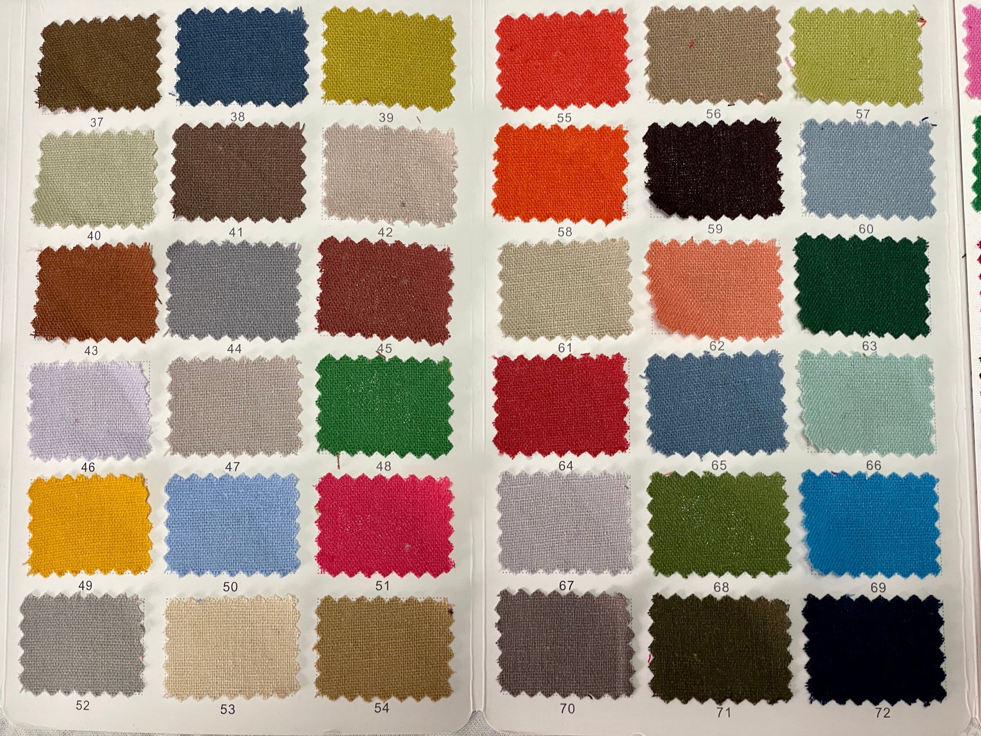 173g Linen Cotton Blended Fabric - Natasha Fabric