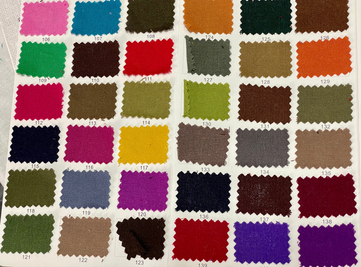173g Linen Cotton Blended Fabric - Natasha Fabric