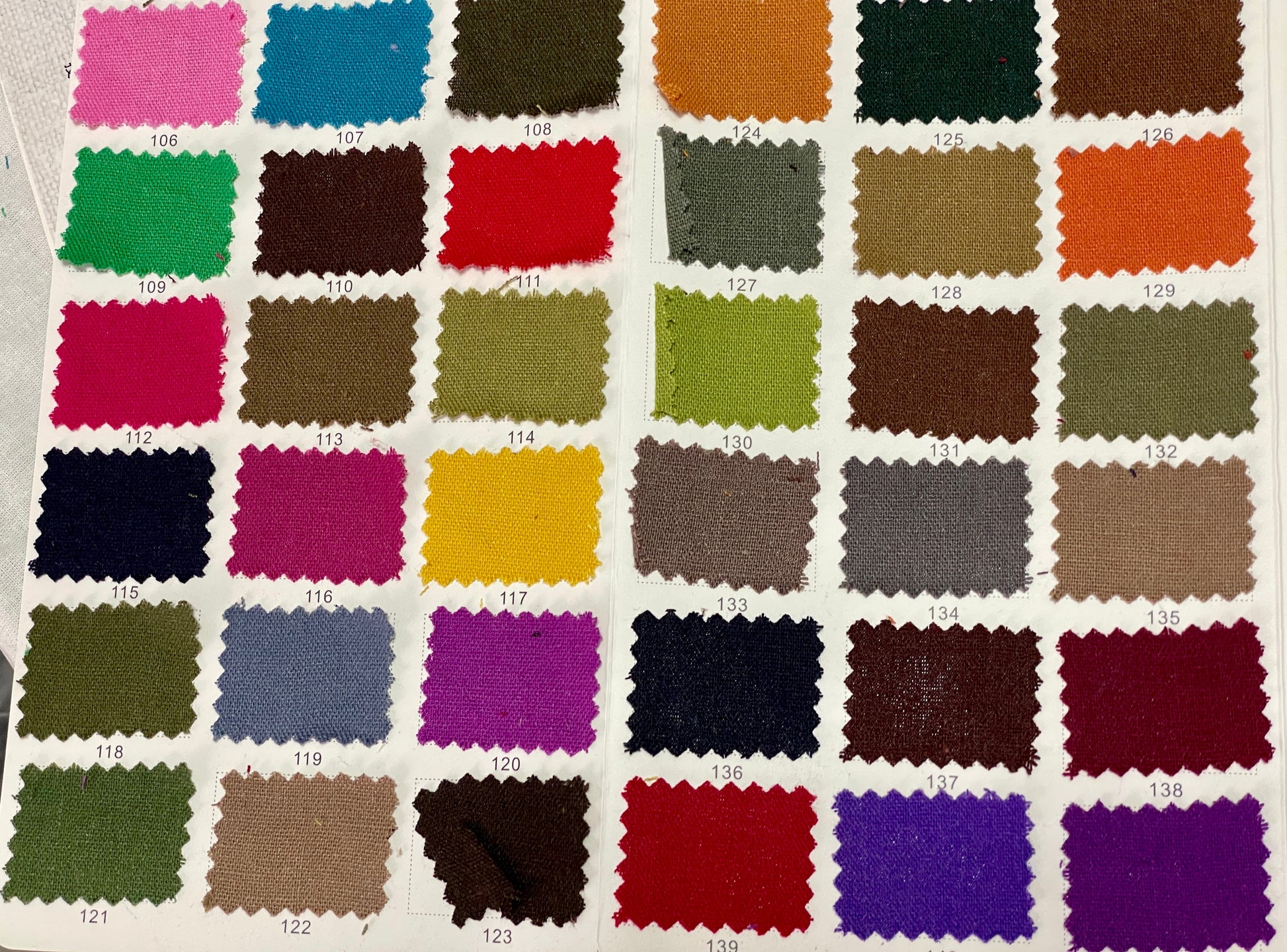 173g Linen Cotton Blended Fabric - Natasha Fabric