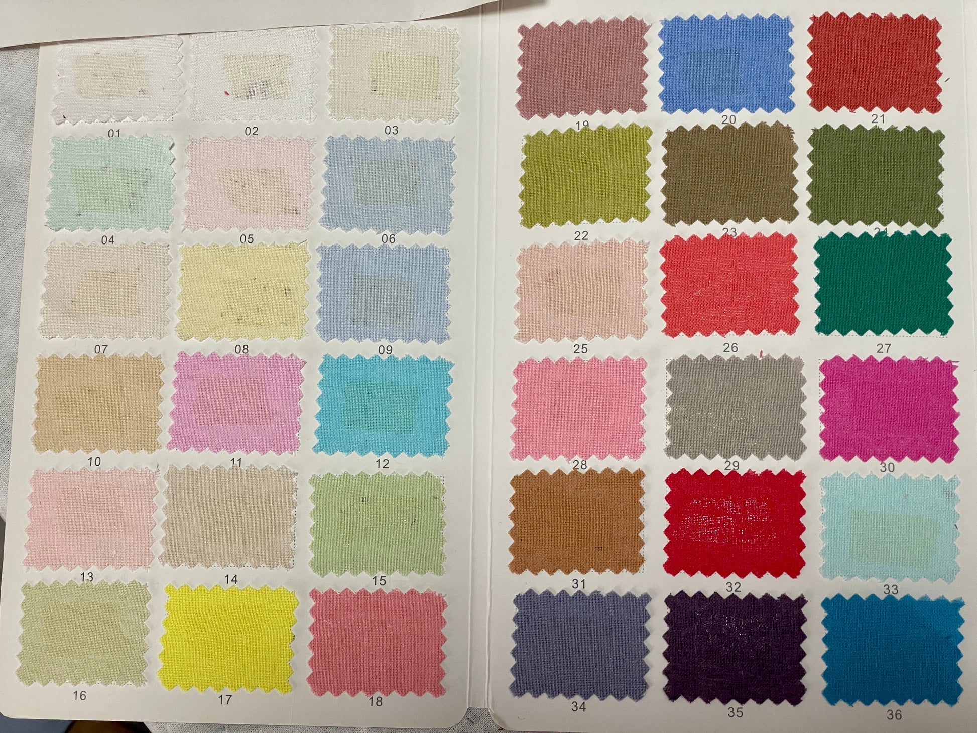 120g Light Weight Cotton Ramie Blended Fabric for Summer - Natasha Fabric