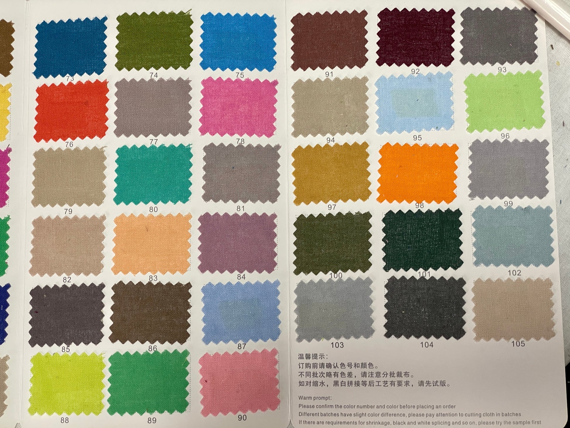 120g Light Weight Cotton Ramie Blended Fabric for Summer - Natasha Fabric