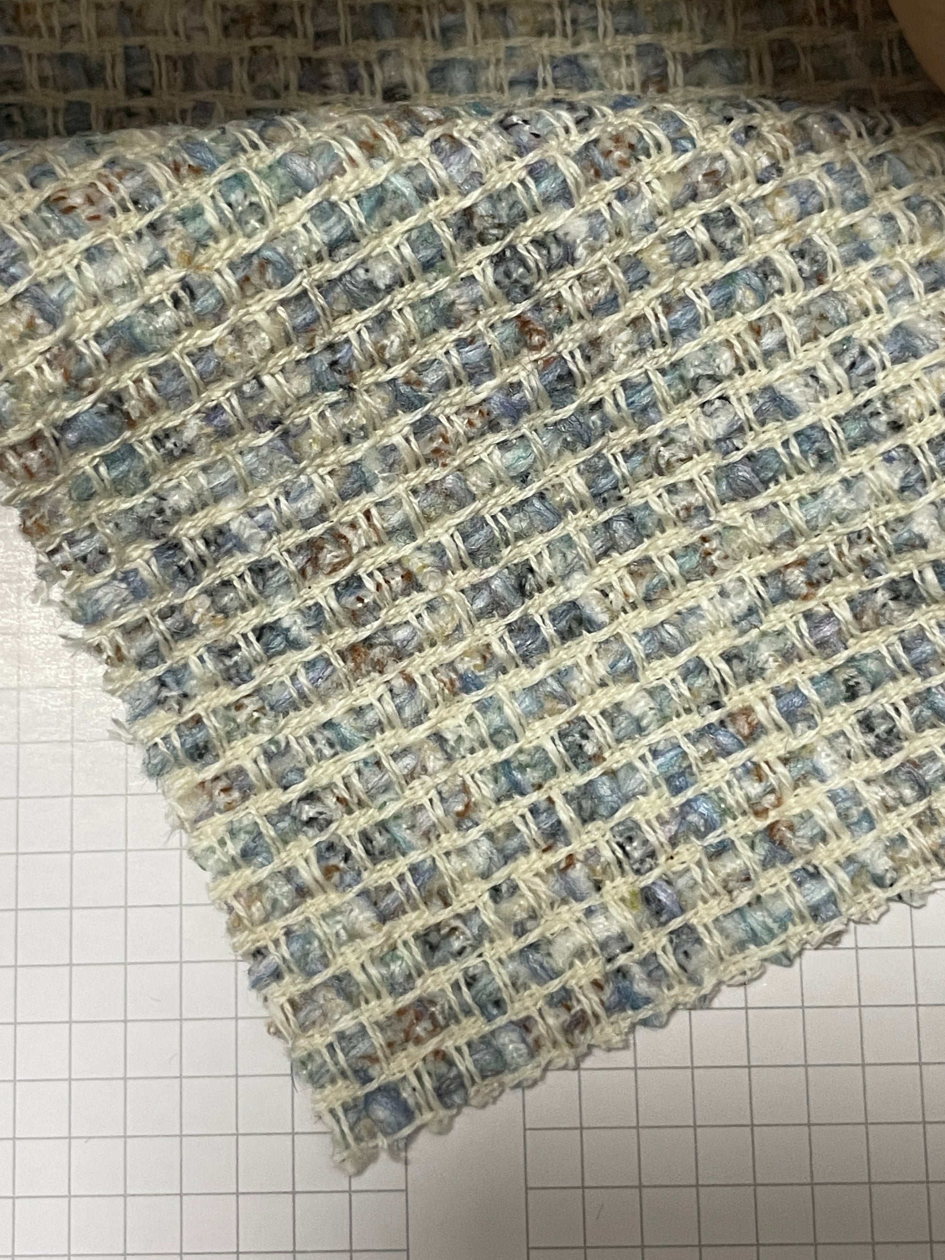 Cotton Blended Tweed/Boucle Fabric for Coat - Natasha Fabric