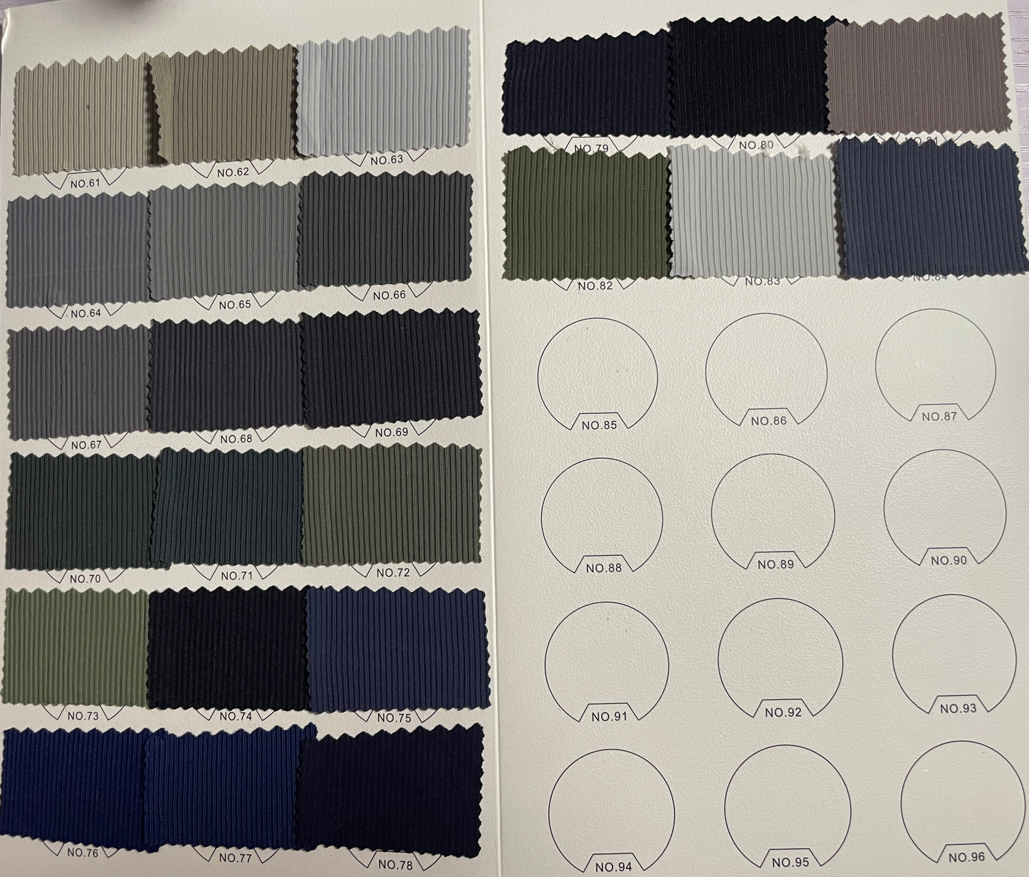 Rib Texture Quick Dry Fabric For Activewear - Natasha Fabric