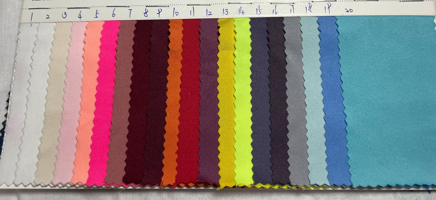 Poly Spandex Quick Dry Fabric For Activewear - Natasha Fabric