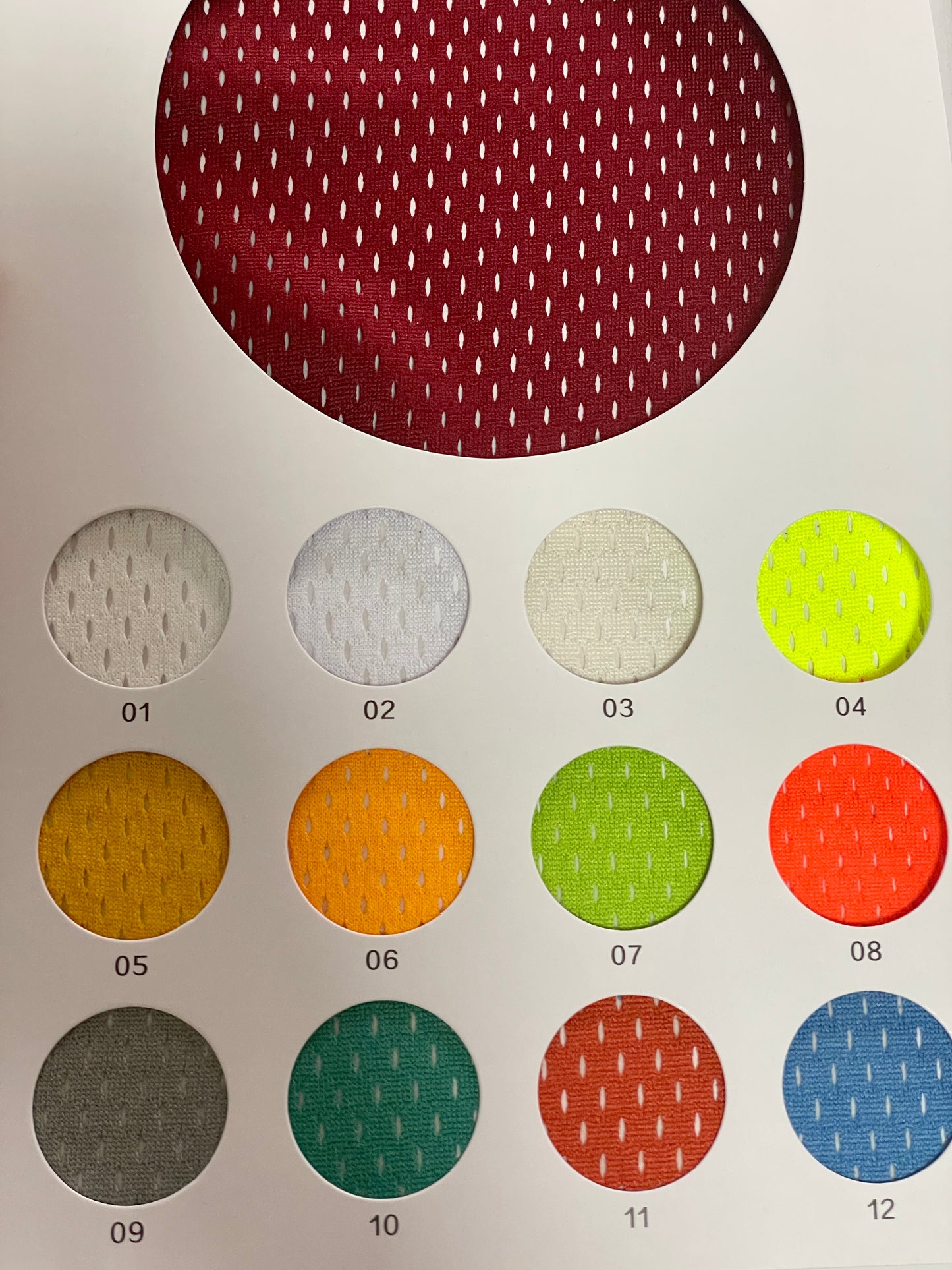 Basketball clothes Mesh Fabric with Quick Dry Function - Natasha Fabric