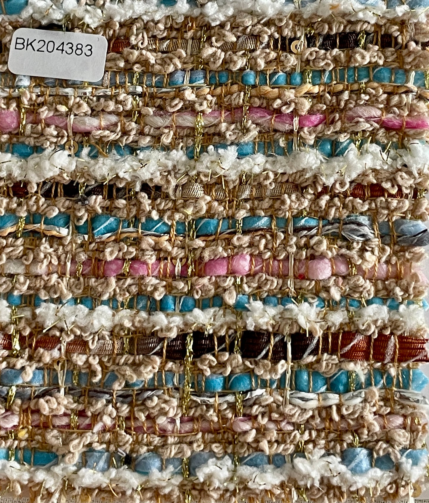 Multi-Color New Arrival Tweed Fabric - Natasha Fabric