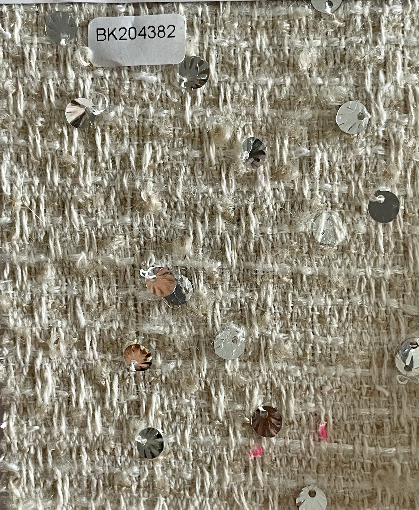 New Arrival Tweed Fabric With Sequin - Natasha Fabric