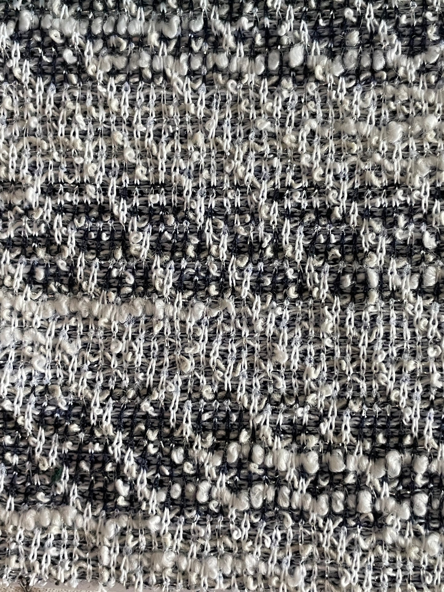 Knit-Stripe Design Tweed/ Boucle Fabric On Sale - Natasha Fabric