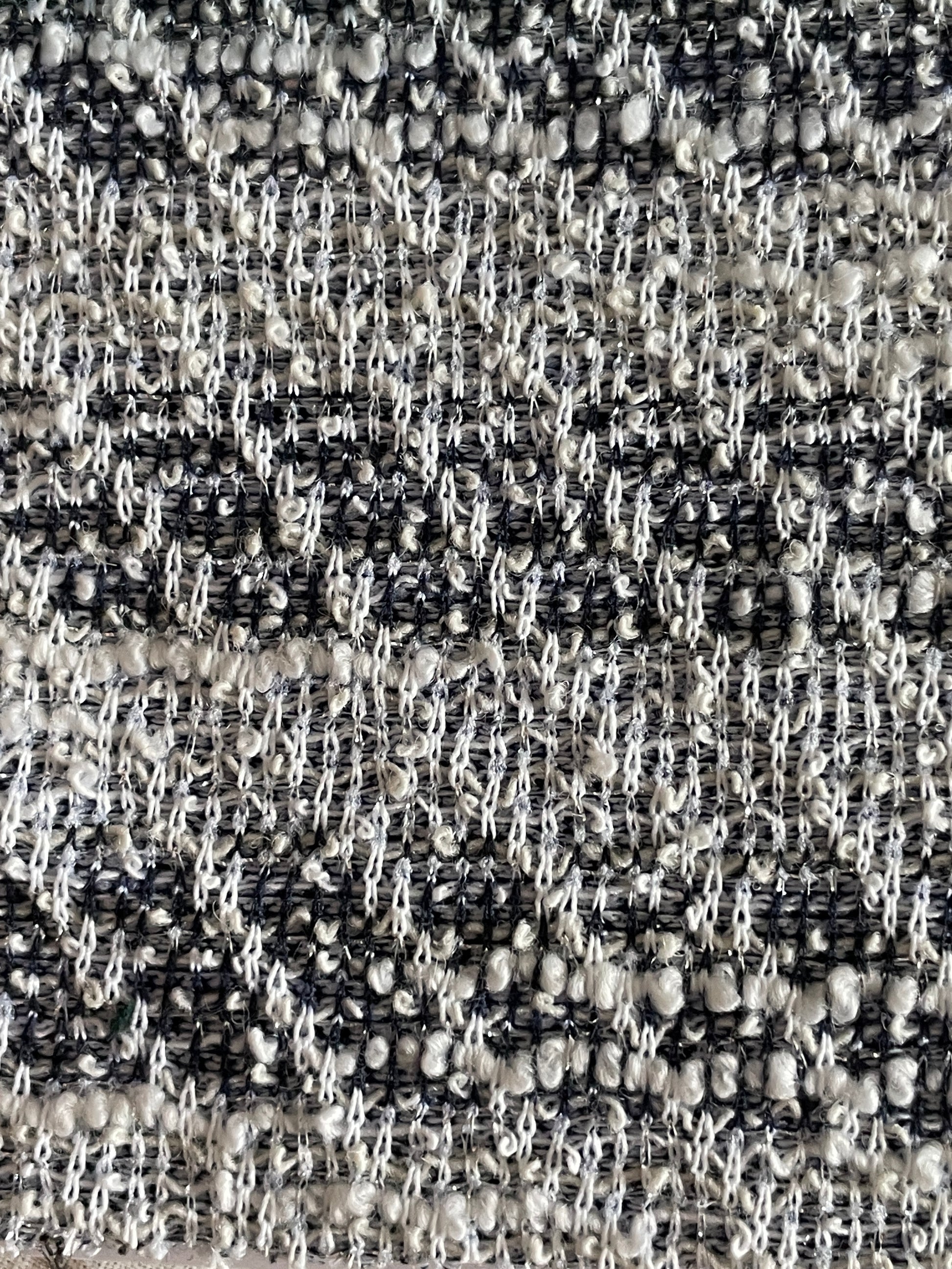 Knit-Stripe Design Tweed/ Boucle Fabric On Sale - Natasha Fabric