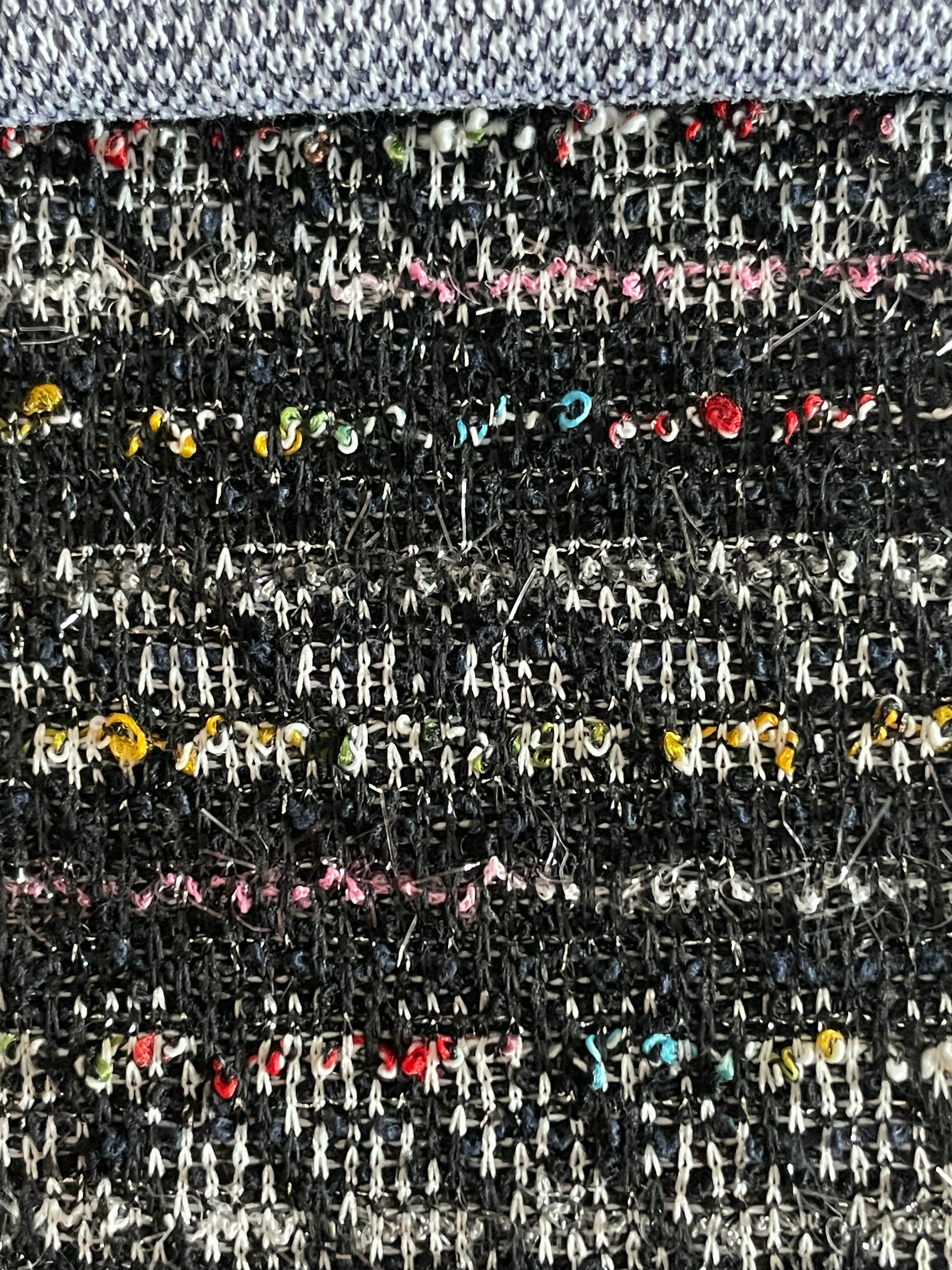 Knit-Stripe Design Tweed/ Boucle Fabric On Sale - Natasha Fabric