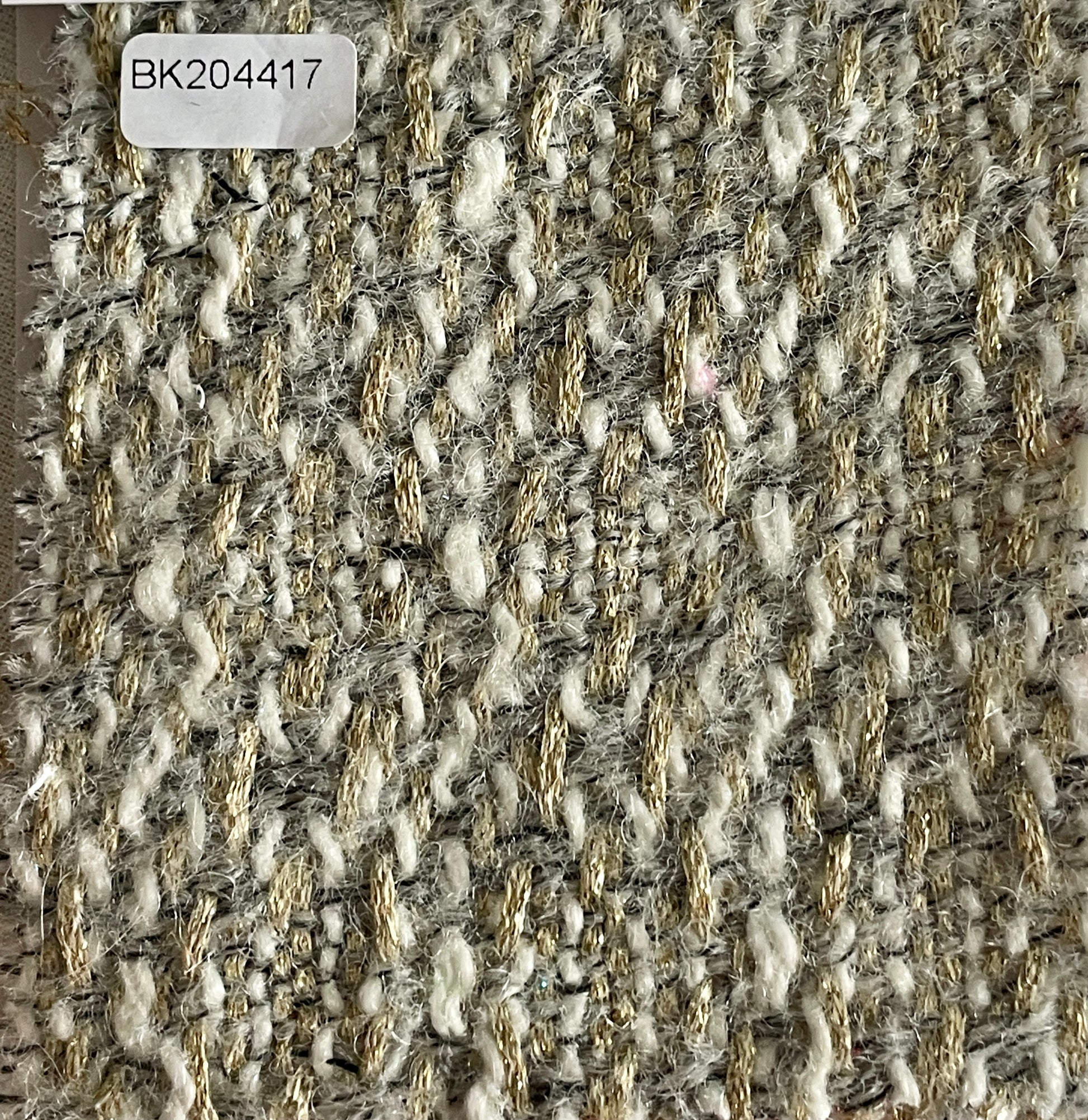 Metallic Multi-Color 2023 New Tweed/ Boucle Fabric On Sale - Natasha Fabric